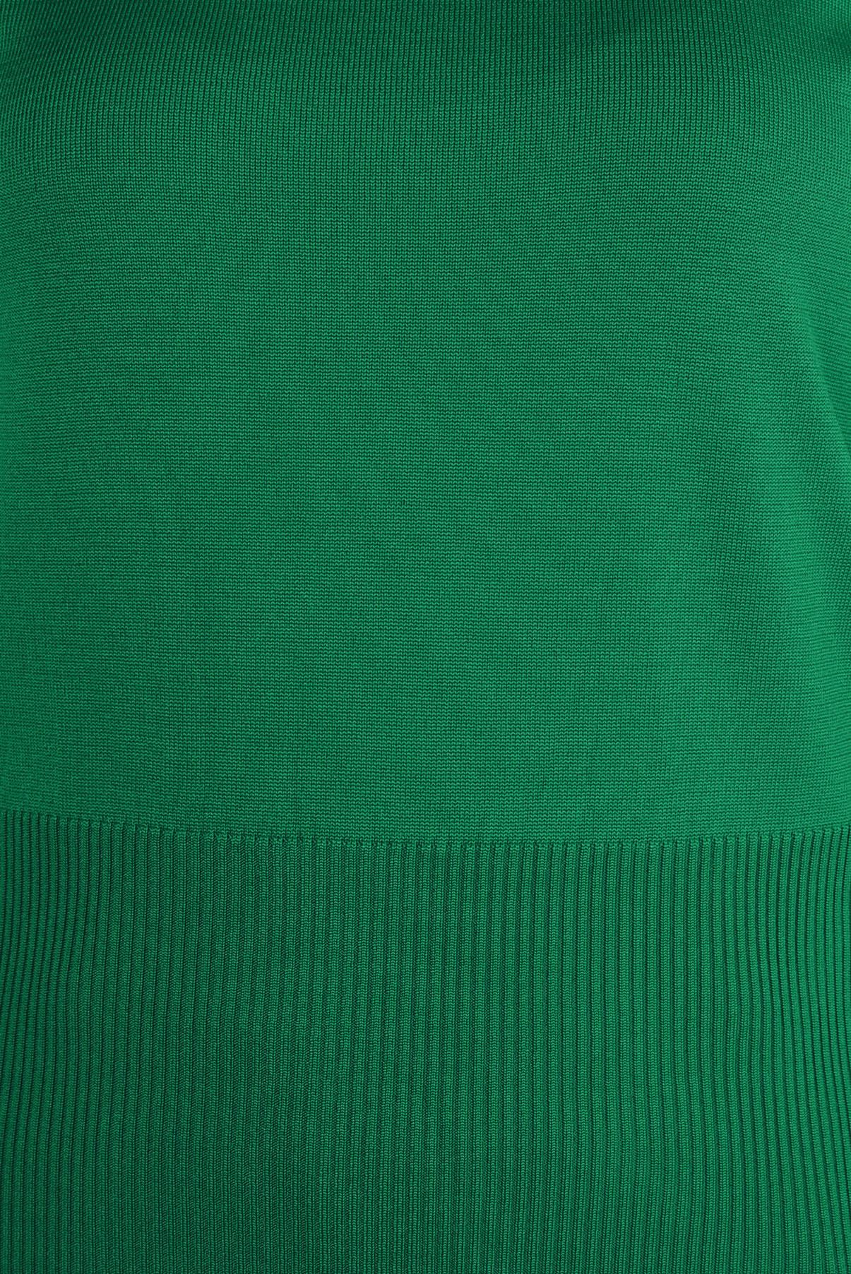 Tesettür giyim YEŞİL BOĞAZLI YAKA TRİKO KAZAK 44097