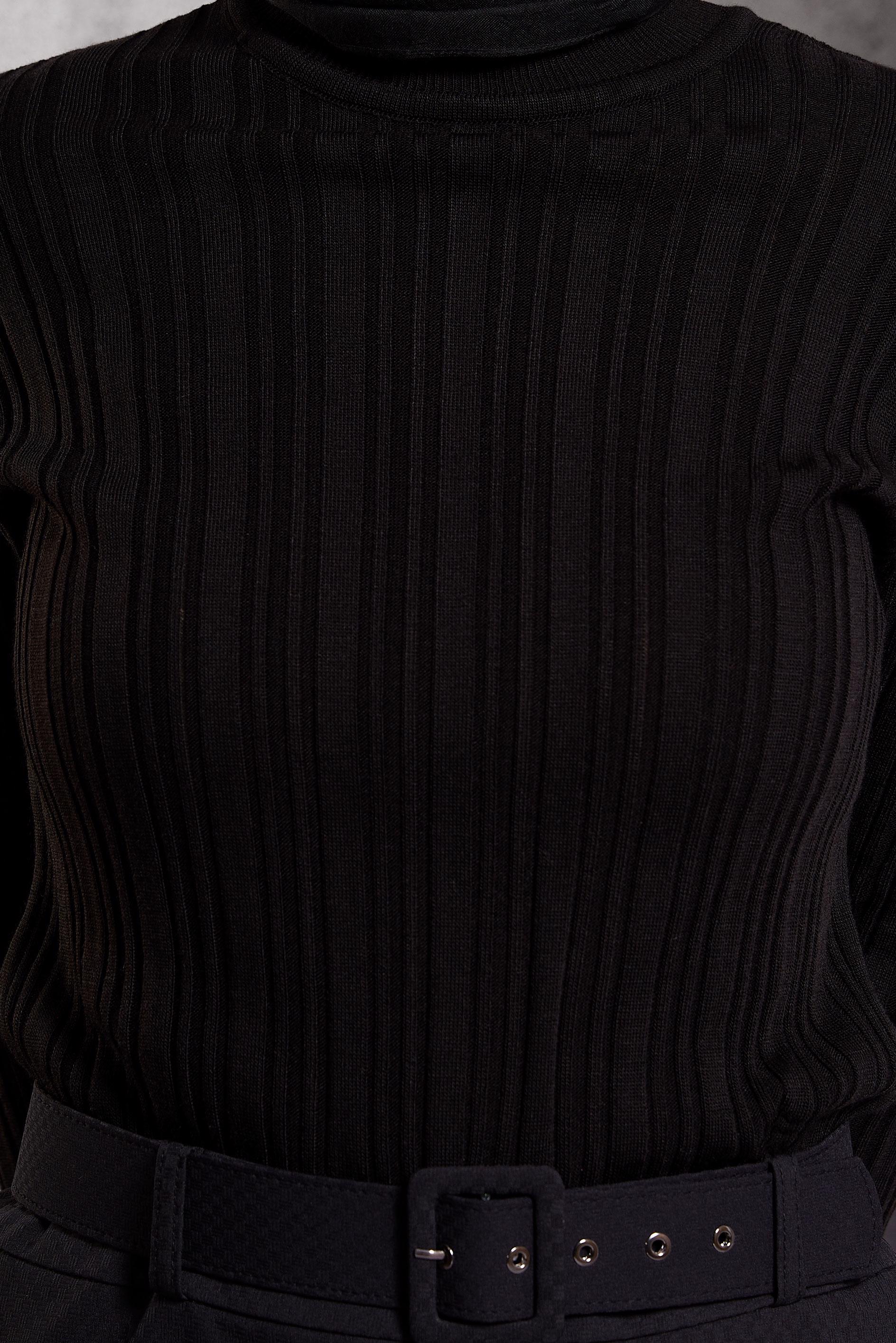 Tesettür giyim SİYAH TRİKO KAZAK 44098