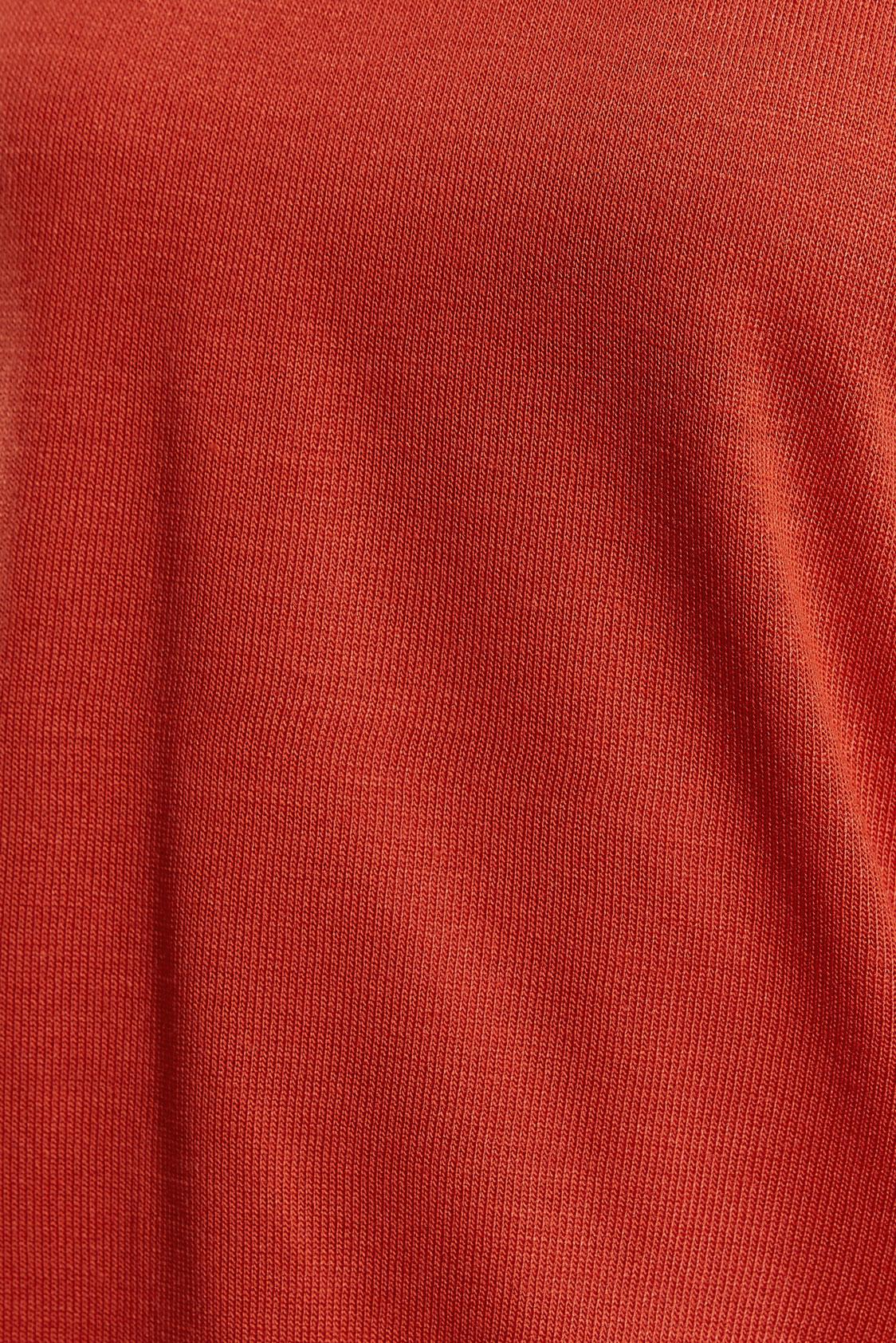 Vêtements hijab ORANGE PULL EN MAILLE À COL RAS DU COU 44369