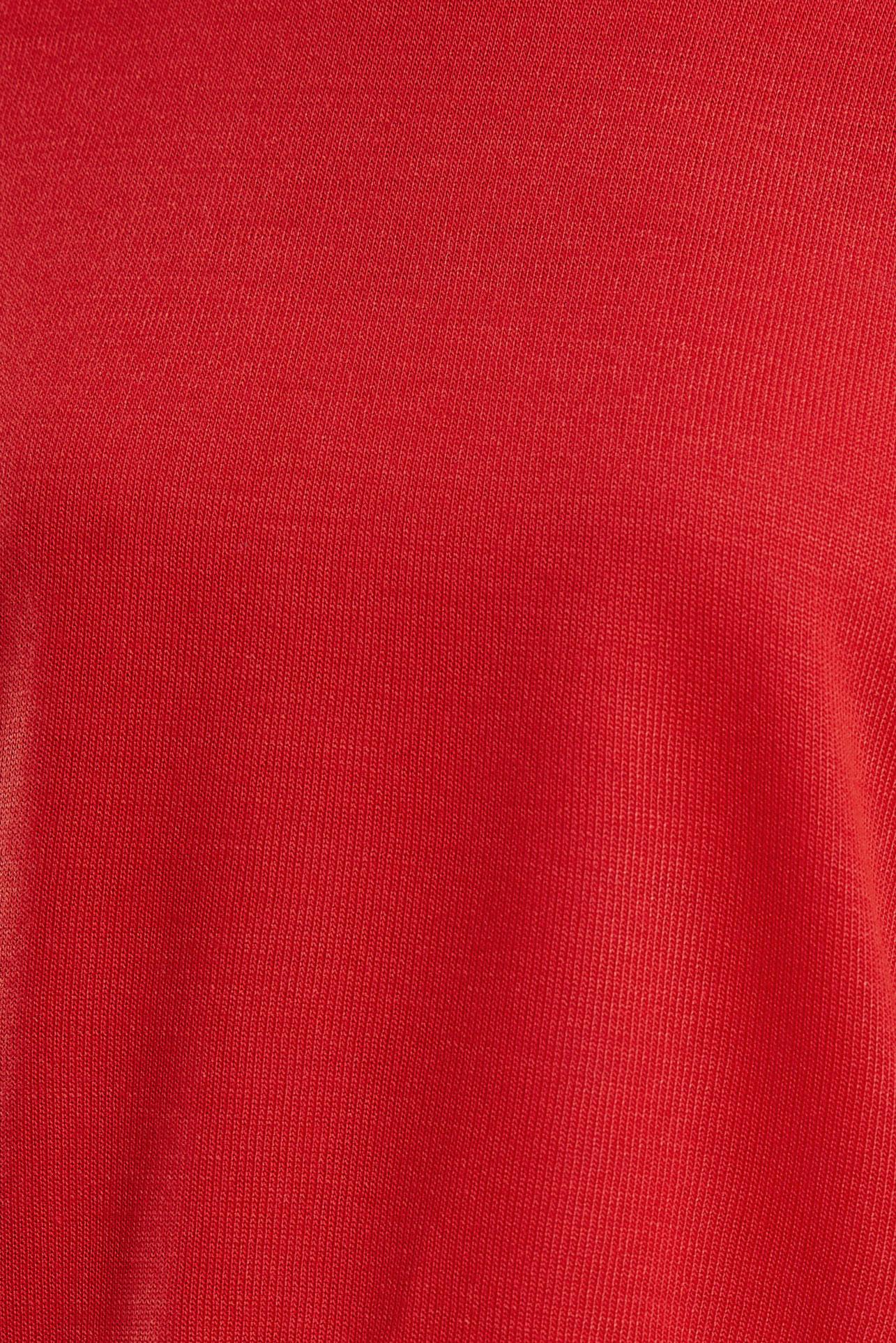 Tesettür giyim KIRMIZI BİSİKLET YAKA TRİKO KAZAK 44369