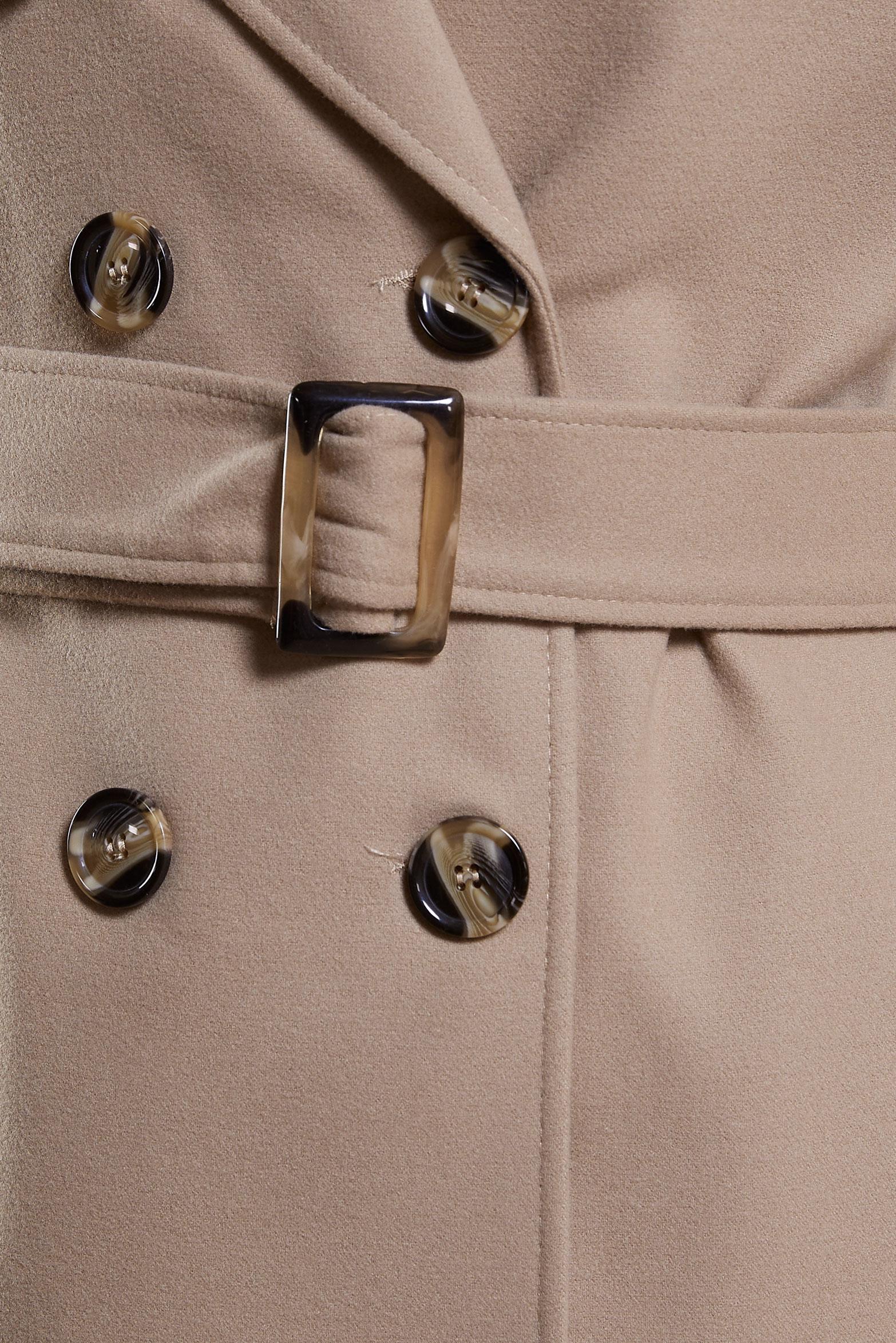 Vêtements hijab BRUN MANTEAU CEINTURE 90439