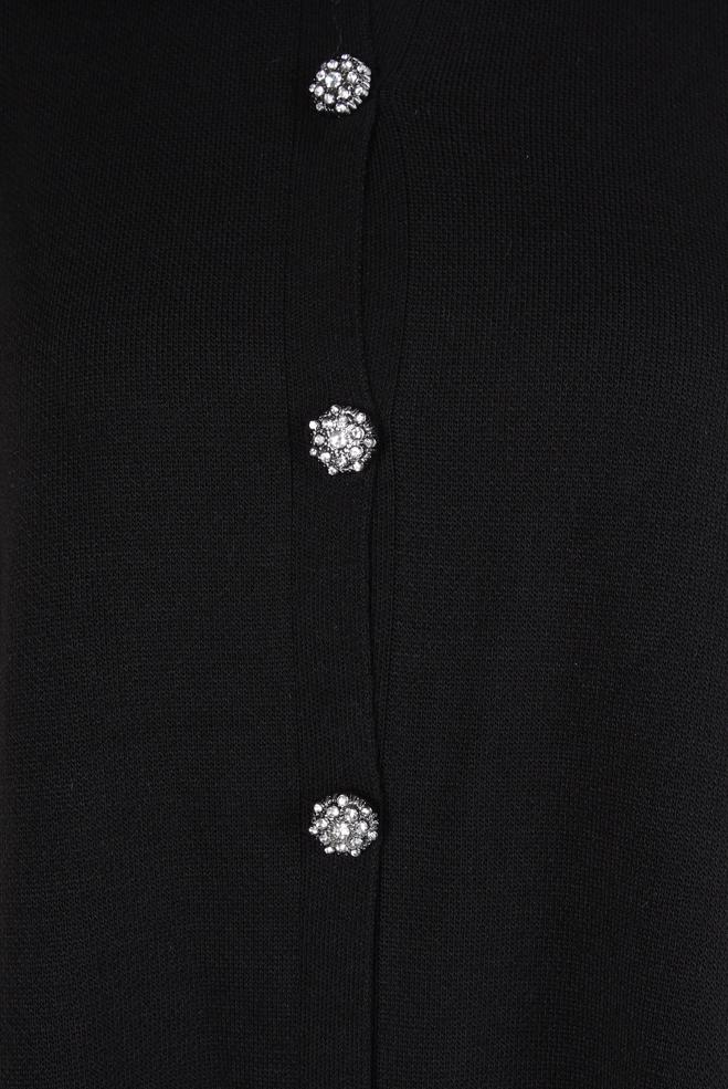 Tesettür giyim SİYAH TRİKO PANÇO 44080 - ALVİNA