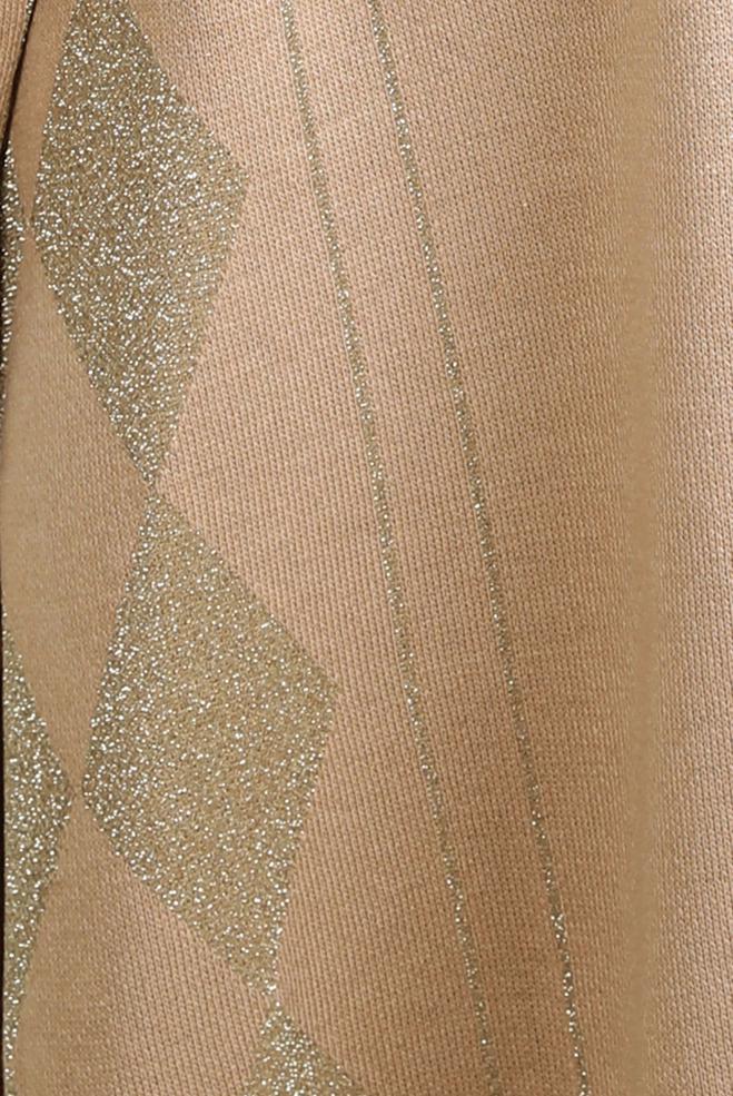 Tesettür giyim KAHVE TRİKO PANÇO 44095 - ALVİNA