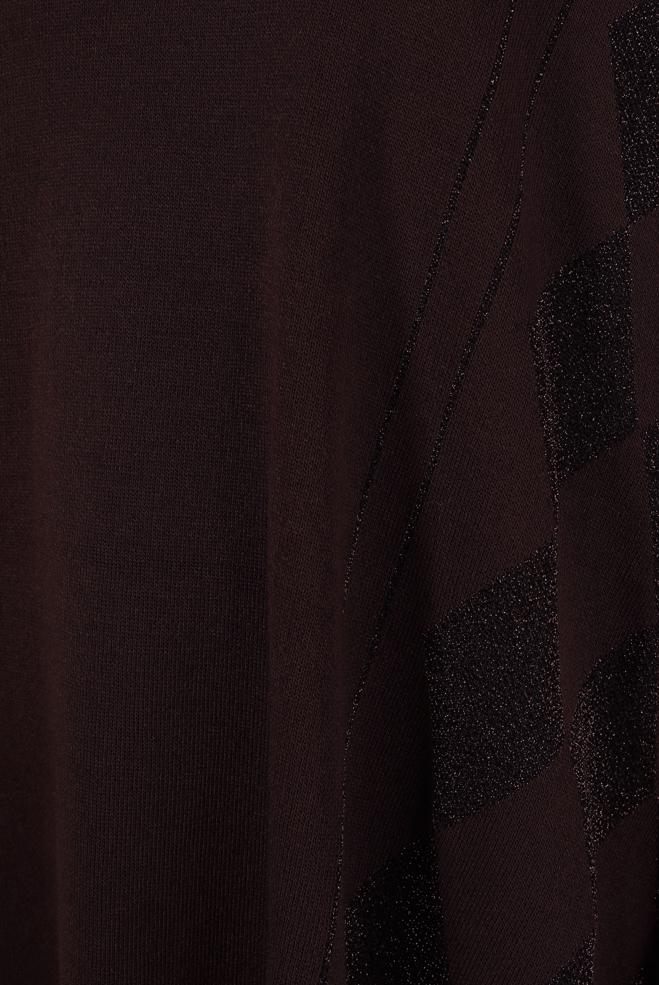 Tesettür giyim KAHVE TRİKO PANÇO 44095 - ALVİNA