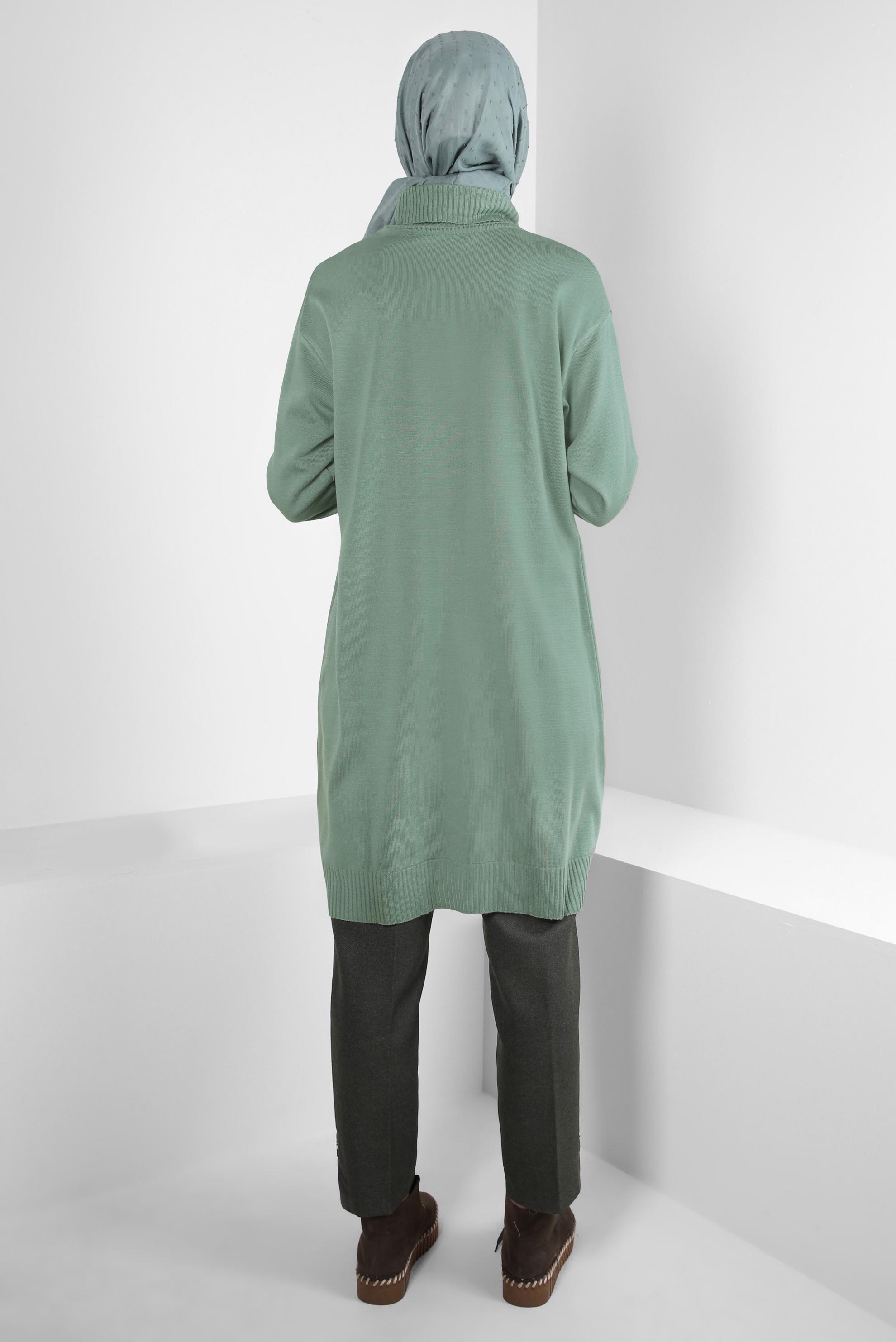 Vêtements hijab KAKI PANTALON COUPE CAROTTE 70603