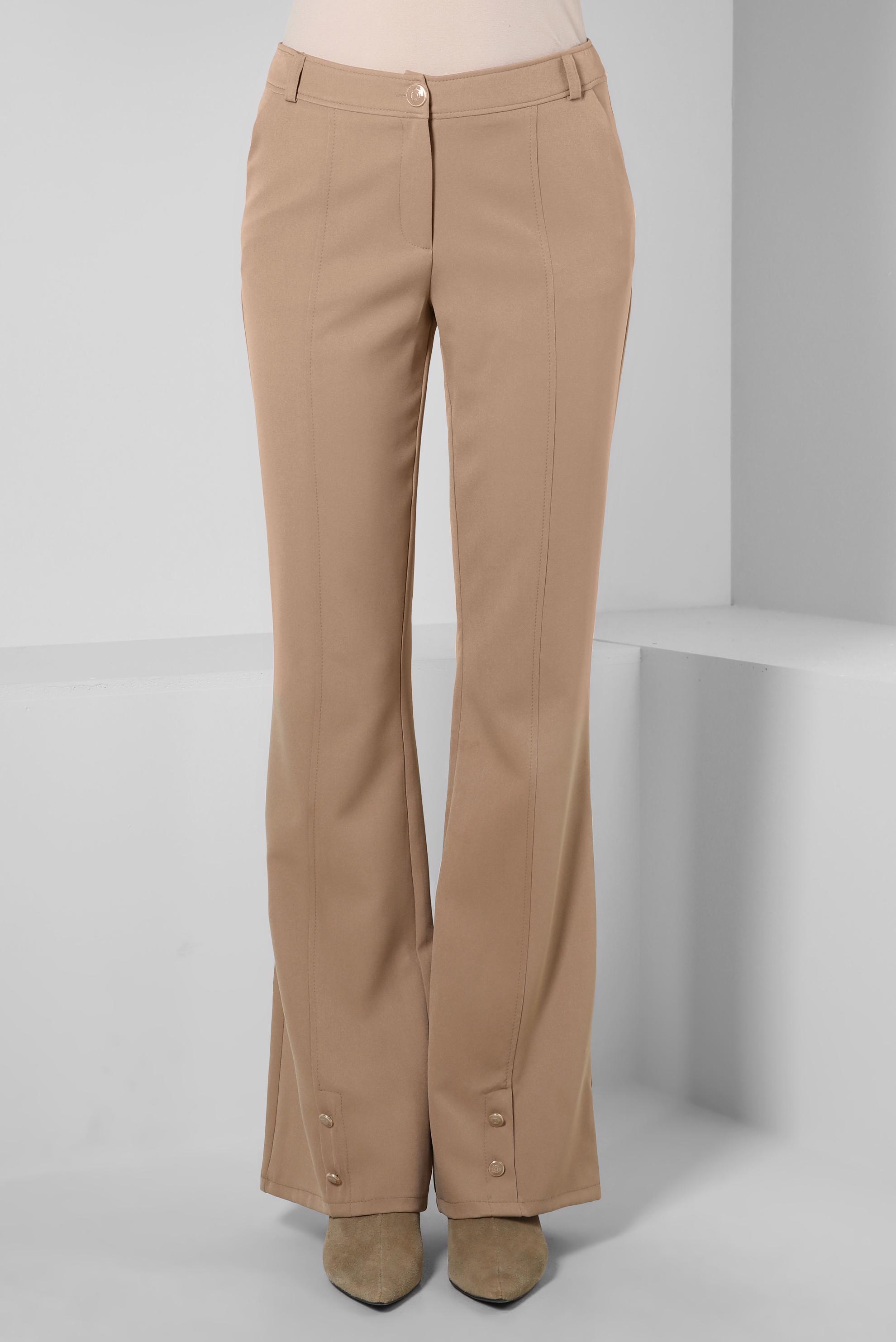 Tesettür giyim KAHVE İSPANYOL PAÇA PANTOLON 70605