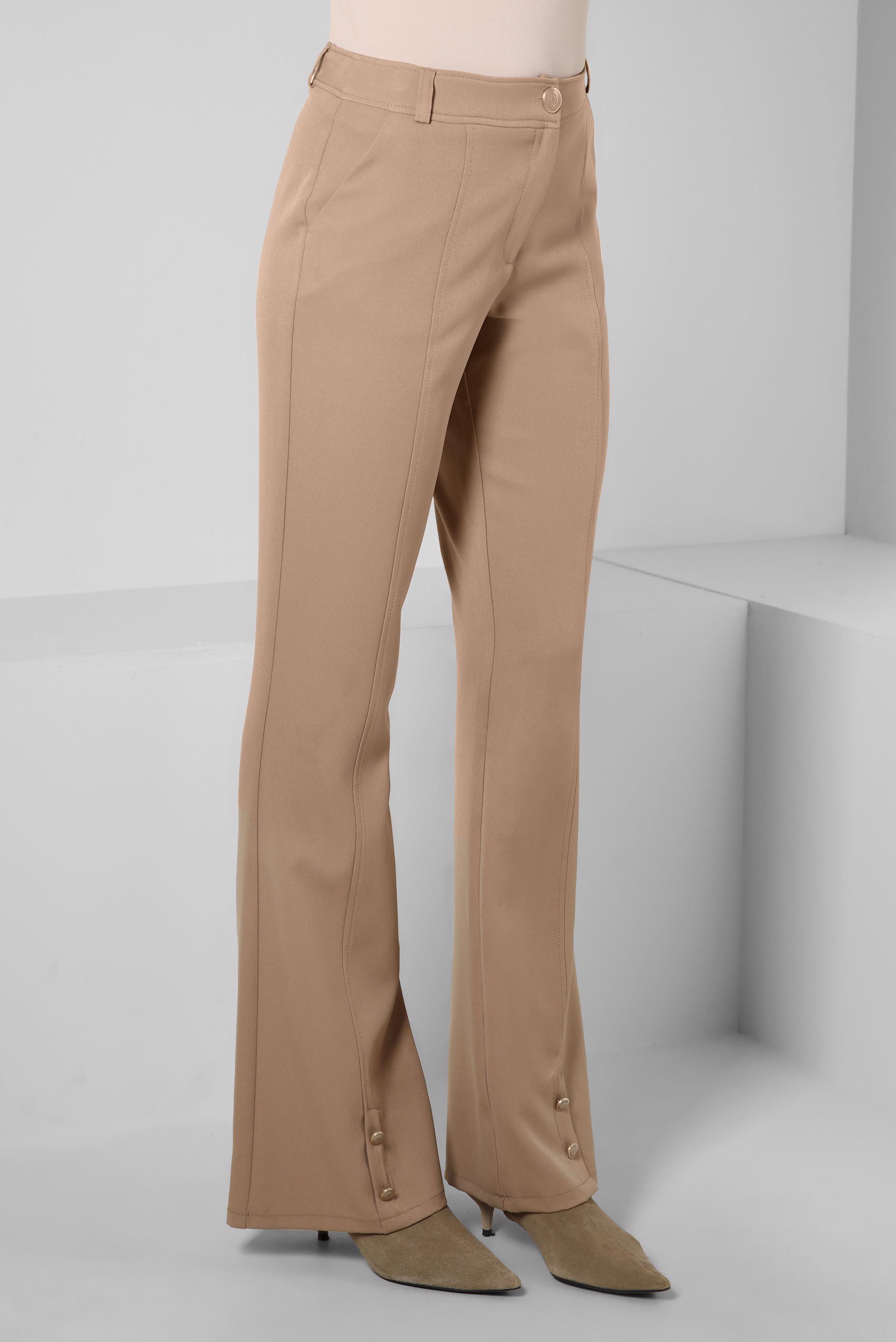 Tesettür giyim KAHVE İSPANYOL PAÇA PANTOLON 70605