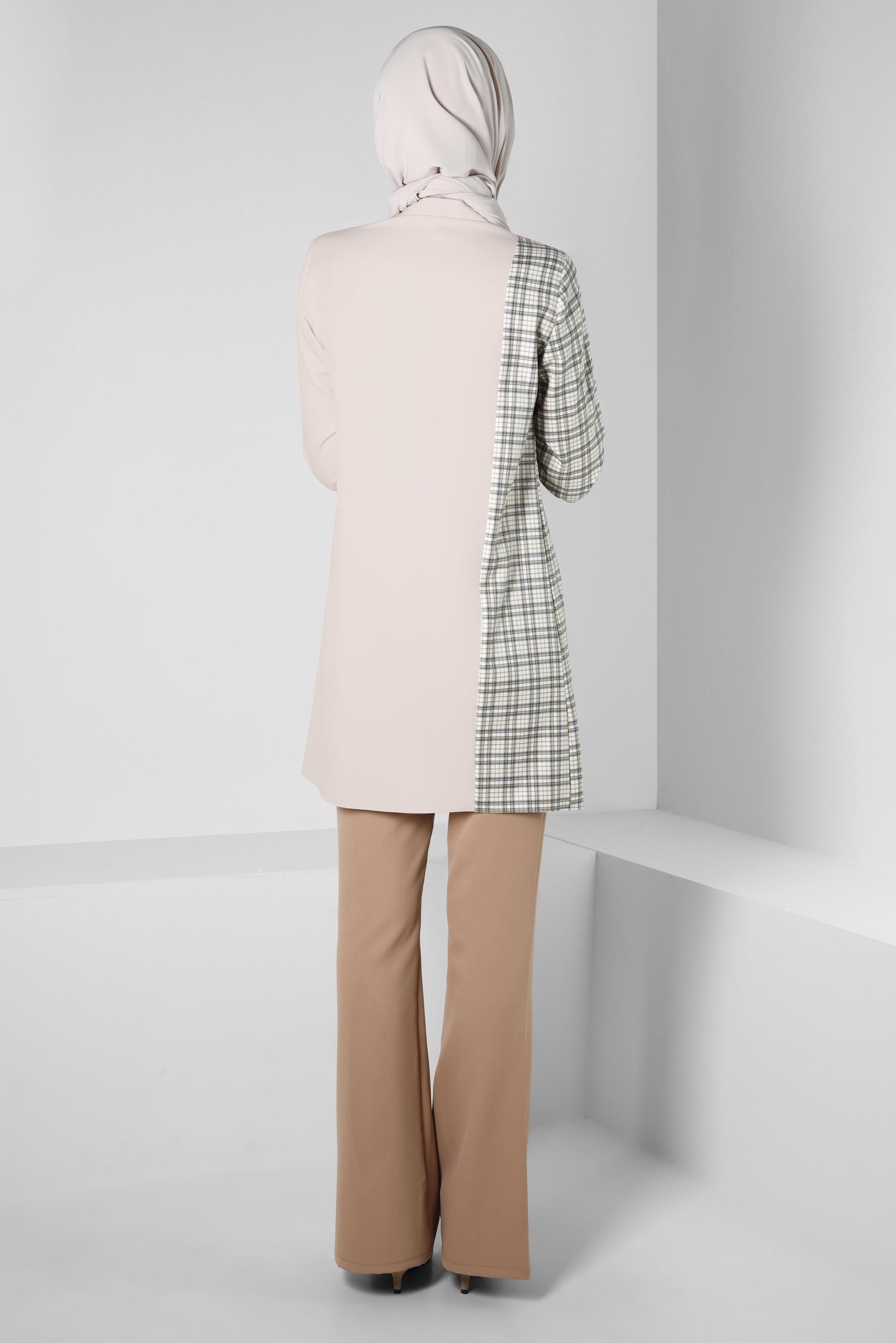 Tesettür giyim KAHVE İSPANYOL PAÇA PANTOLON 70605