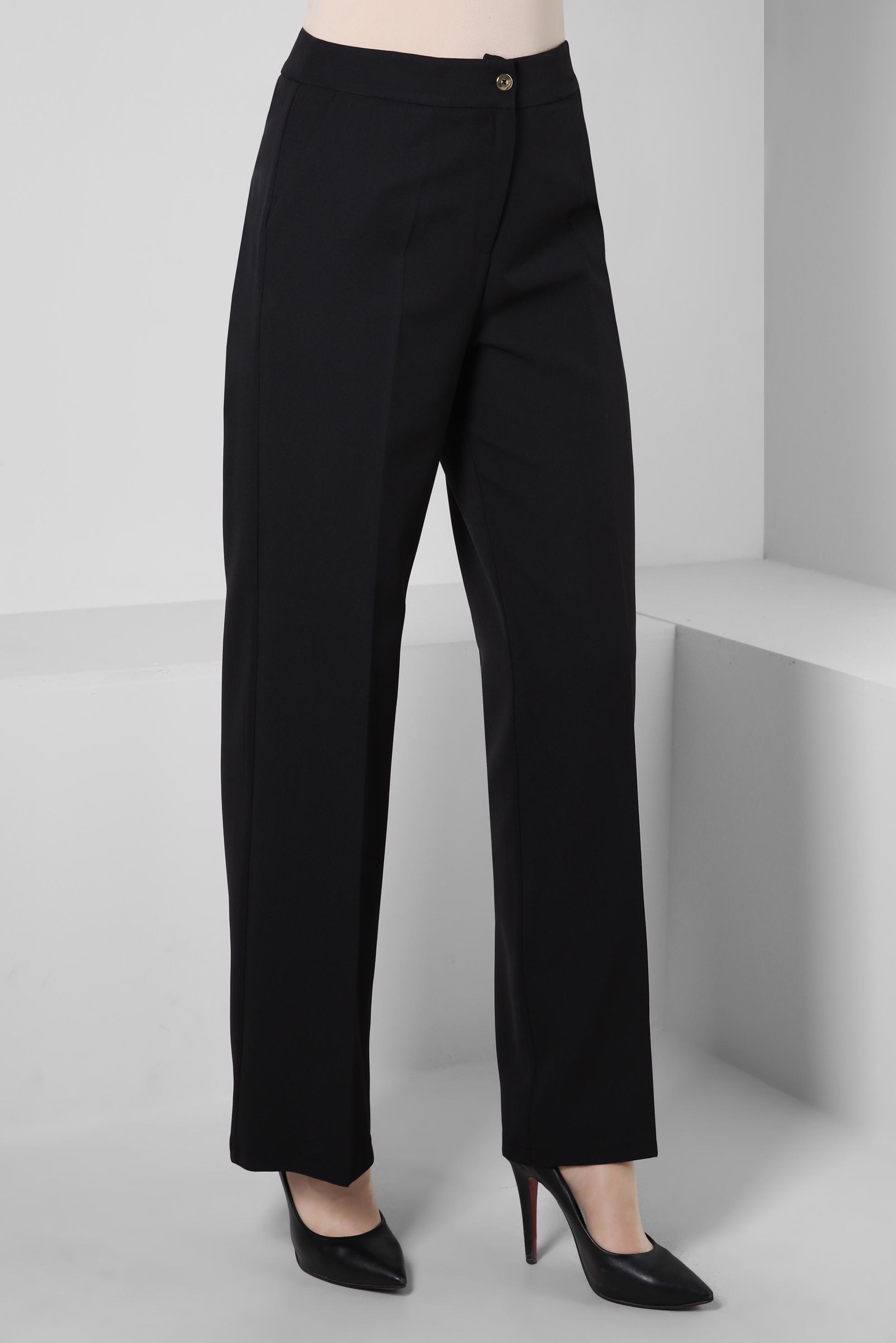 Tesettür giyim SİYAH GENİŞ PAÇA PANTOLON 70606