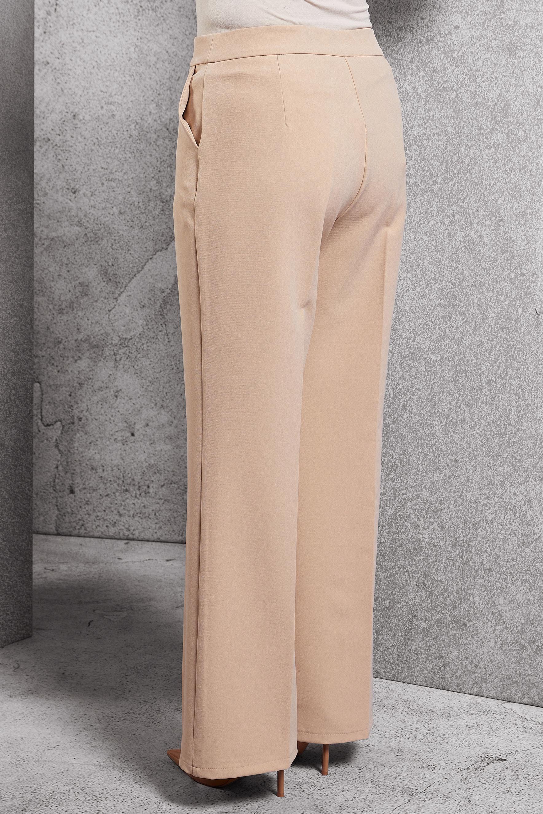 Hijab clothing BEIGE WIDE LEG PANTS 70606