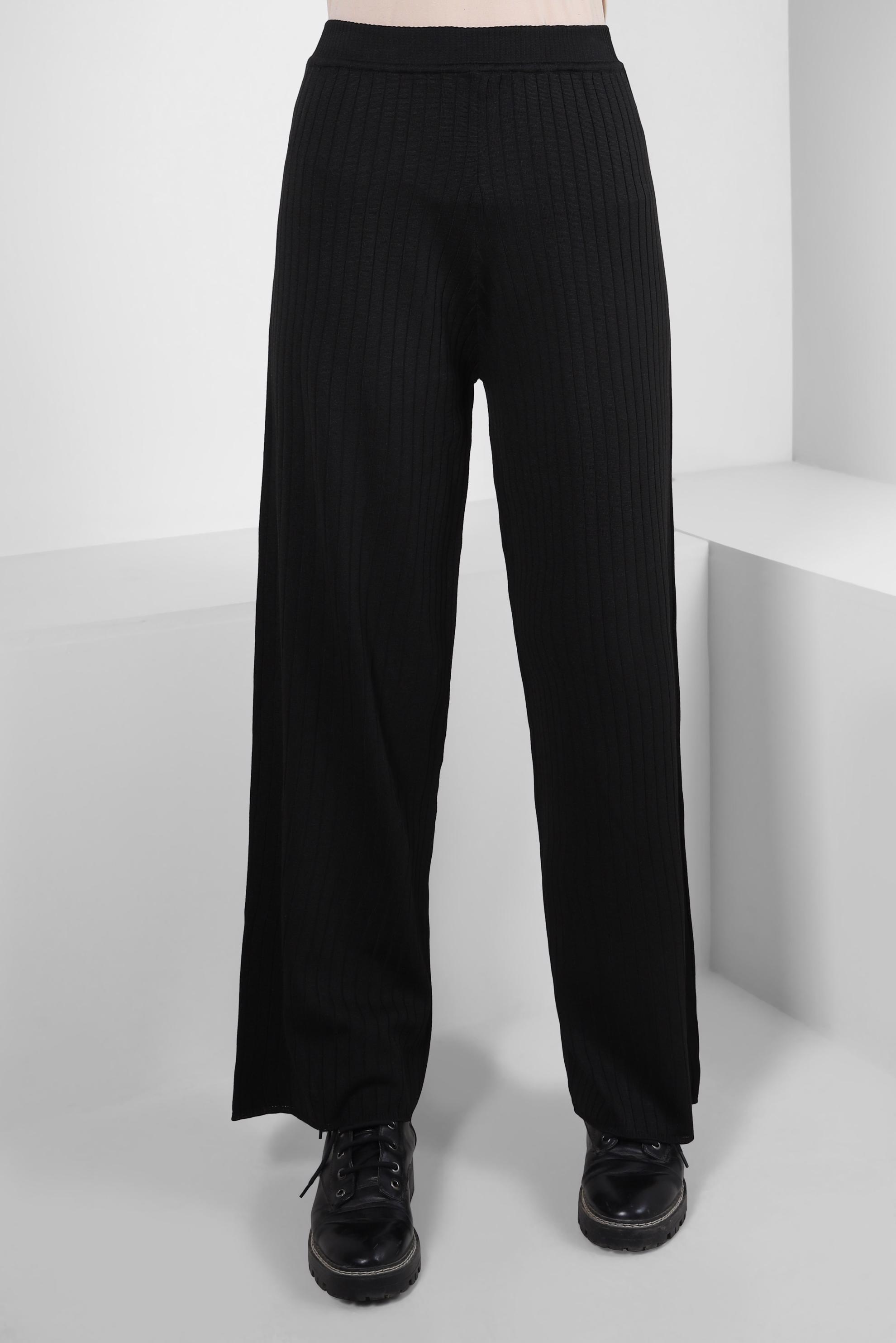 Vêtements hijab NOIR PANTALON EN MAILLE 70608