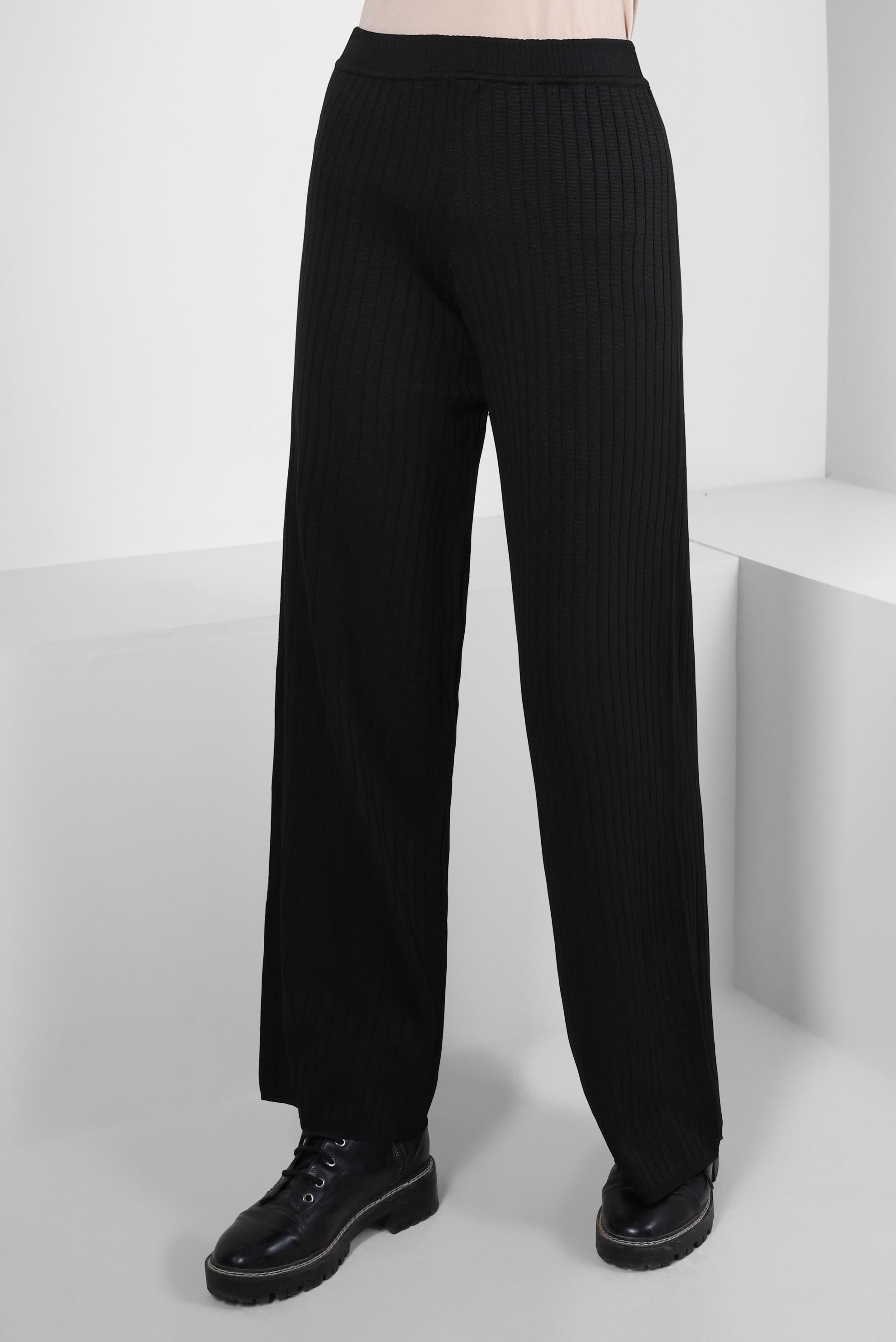 Vêtements hijab NOIR PANTALON EN MAILLE 70608