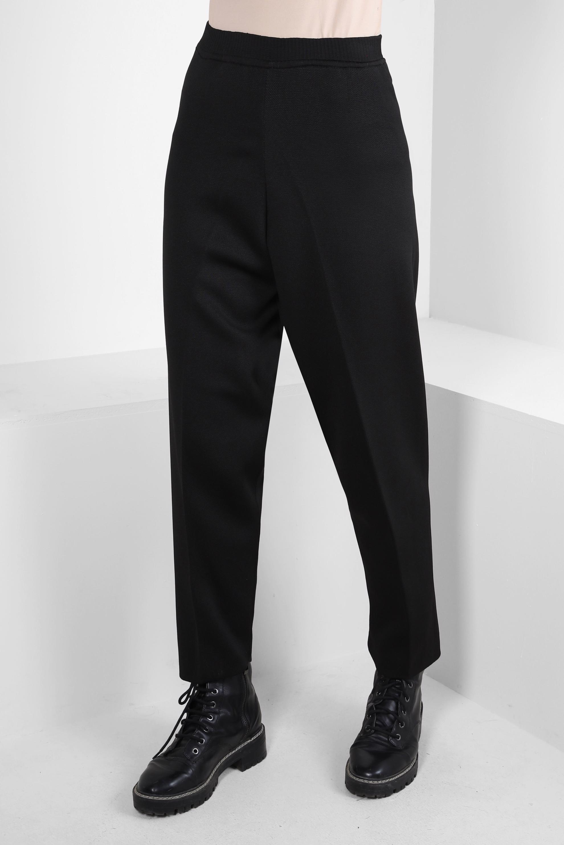 Vêtements hijab NOIR PANTALON EN TRICOT TAILLE HAUTE 70609