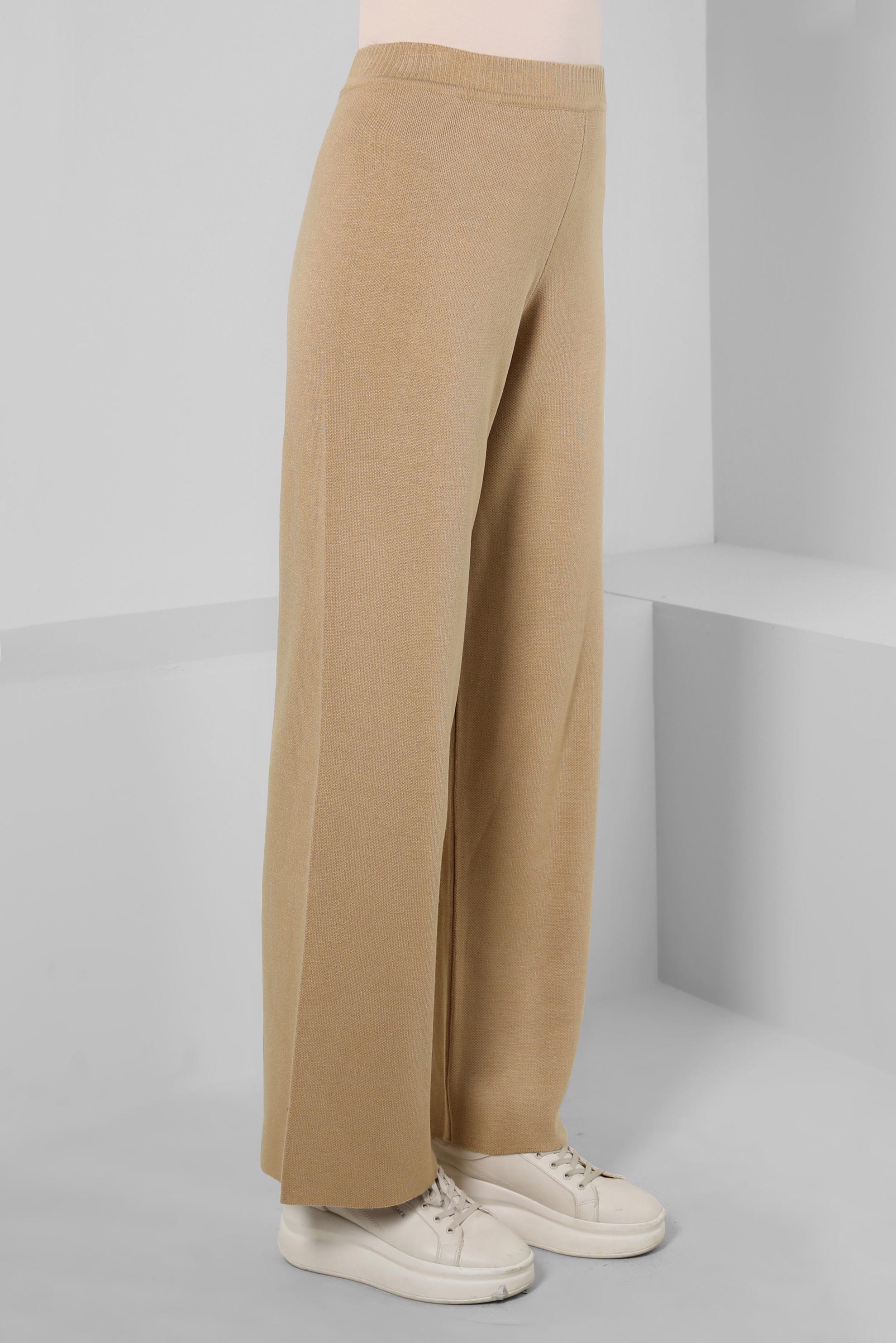 Vêtements hijab BRUN PANTALON EN MAILLE 70610