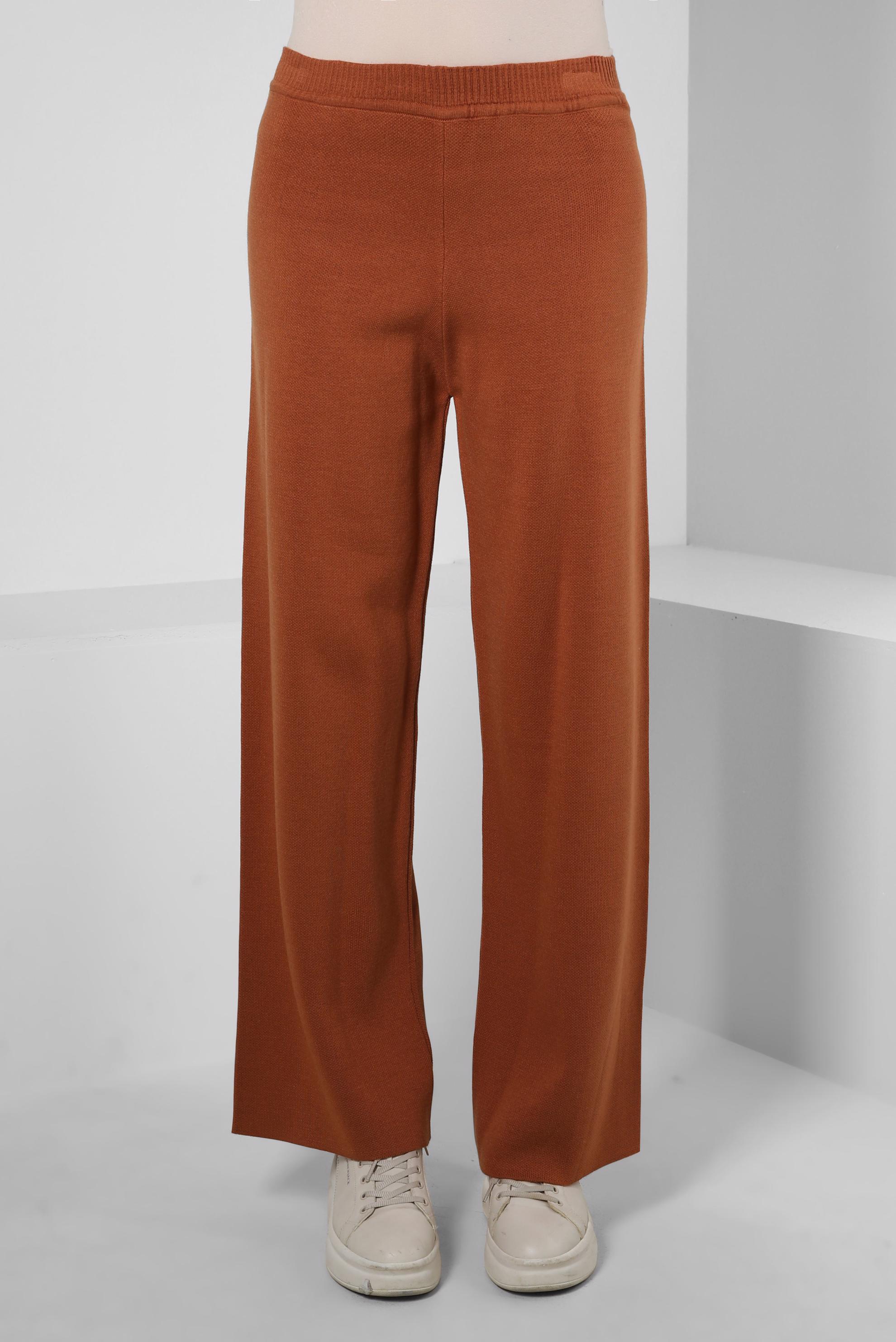 Vêtements hijab ORANGE PANTALON EN MAILLE 70610