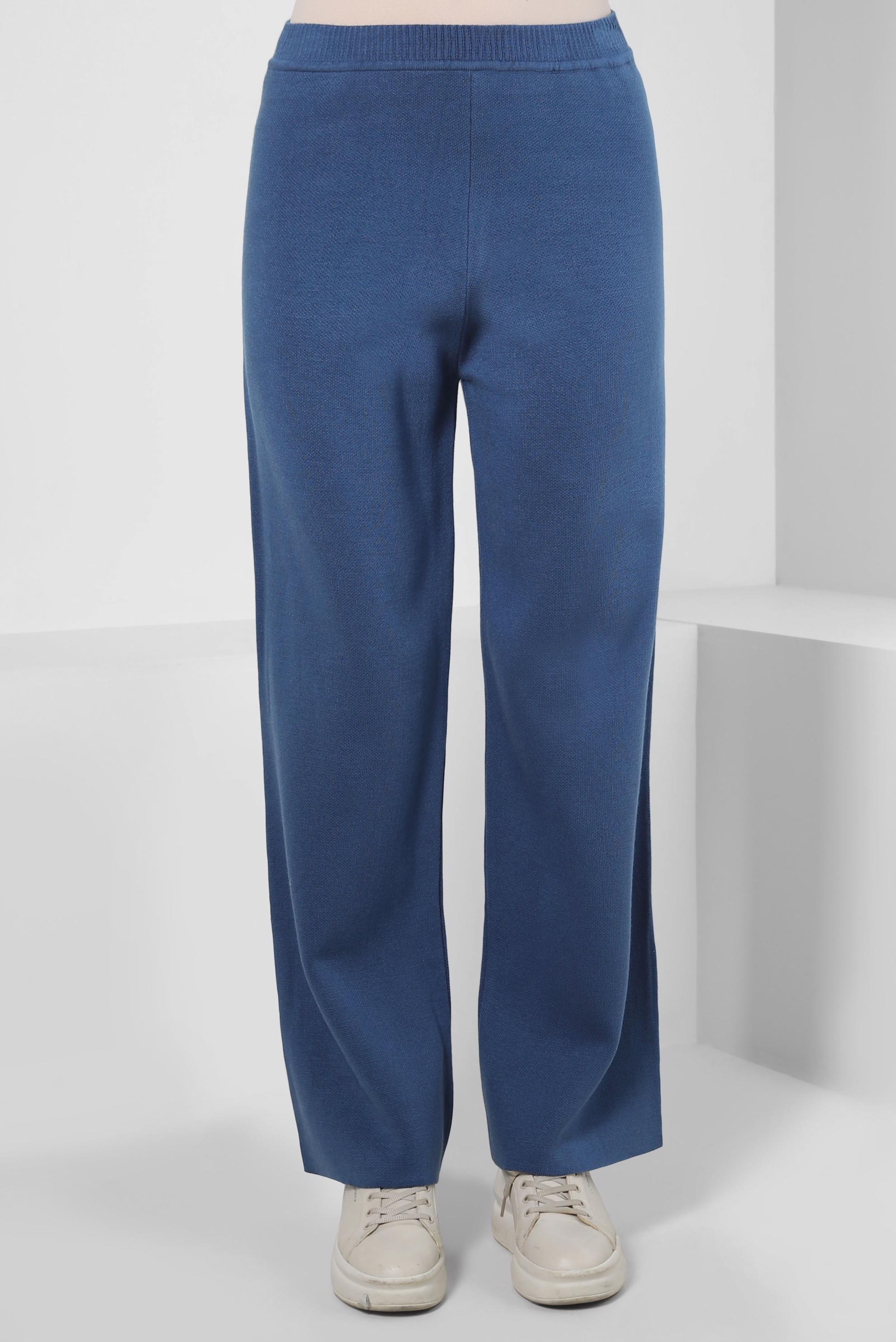 Vêtements hijab BLEU MARINE PANTALON EN MAILLE 70610