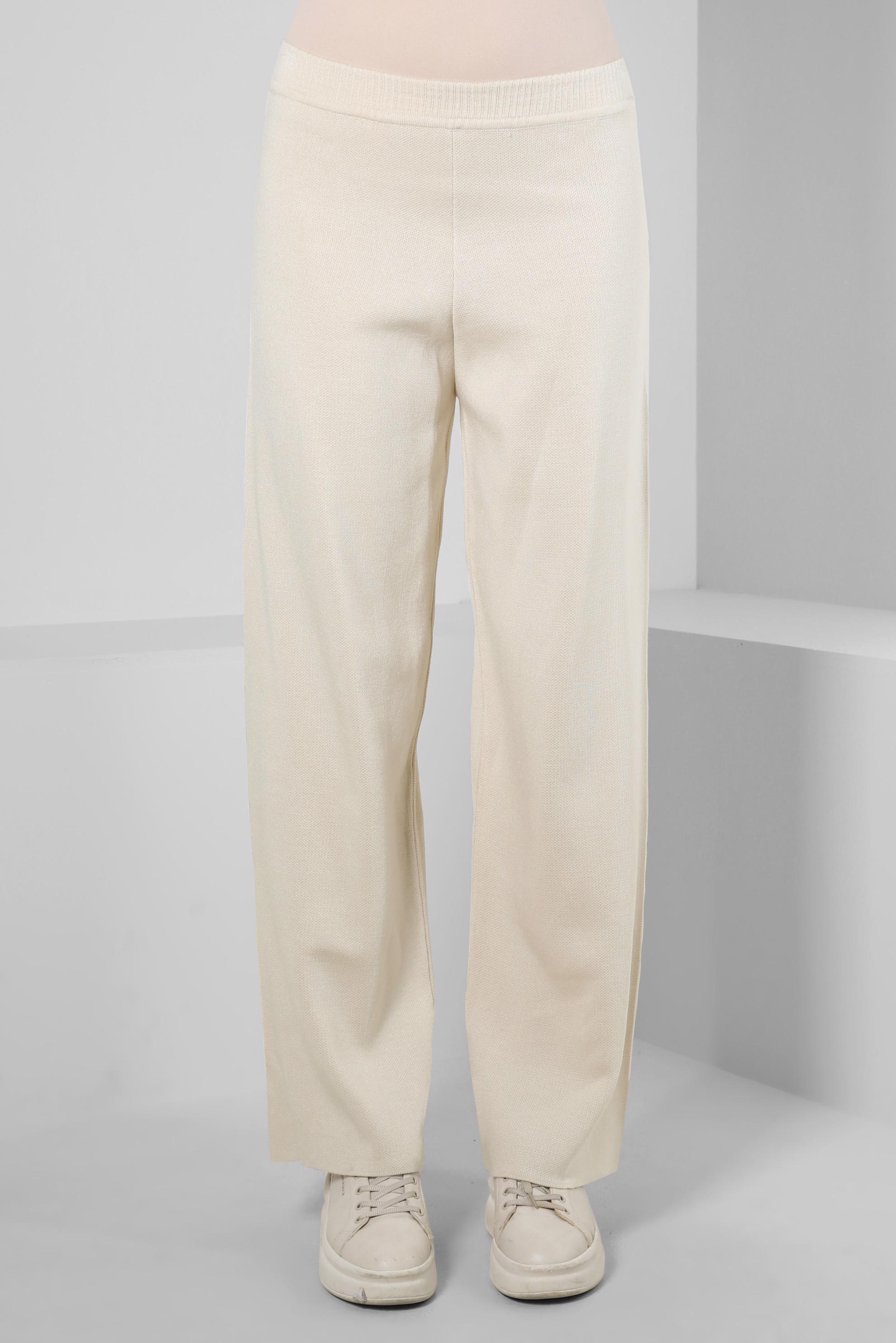 Vêtements hijab BEIGE PANTALON EN MAILLE 70610