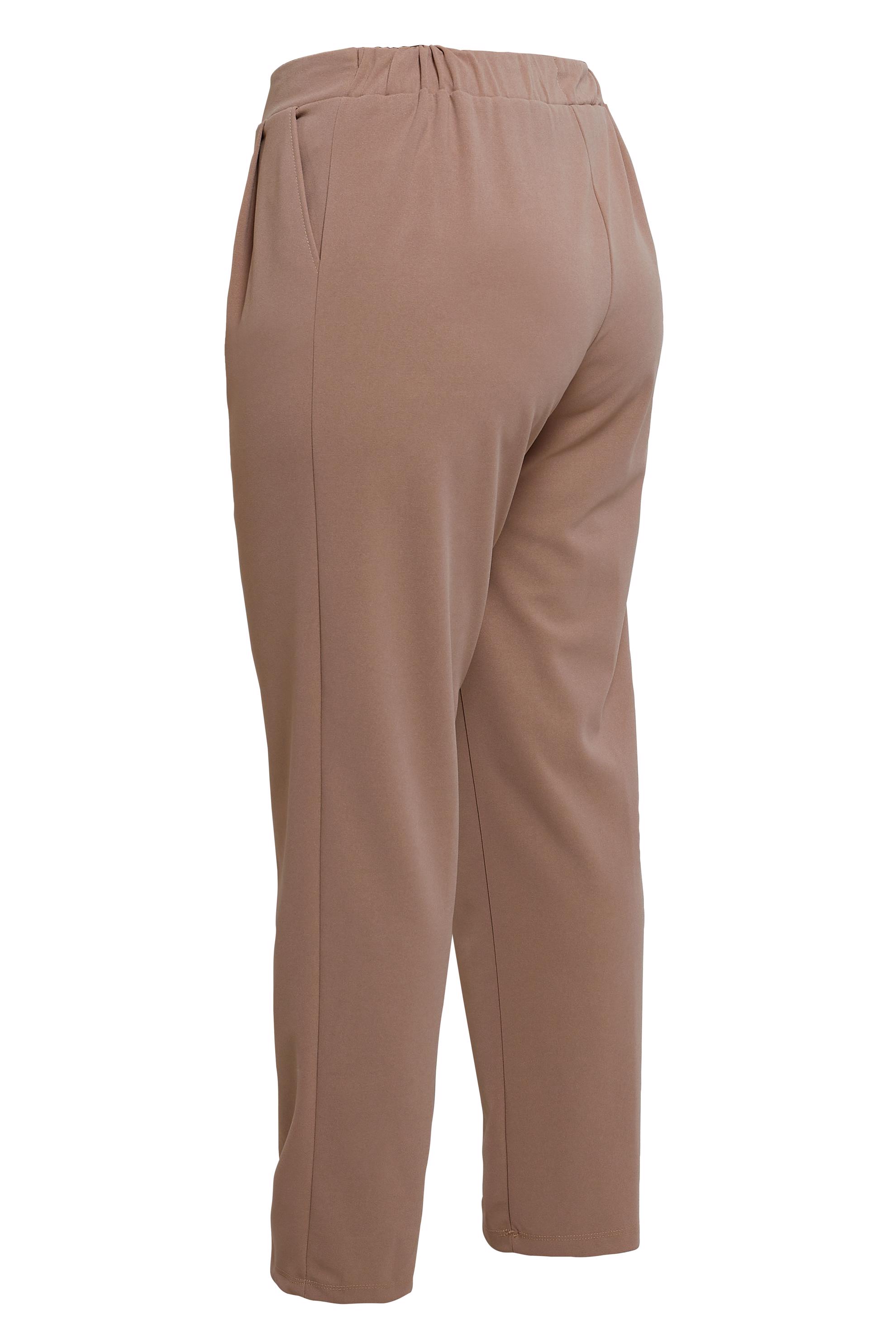 Vêtements hijab BEIGE PANTALON TAILLE ÉLASTIQUE GRANDE TAILLE 70611