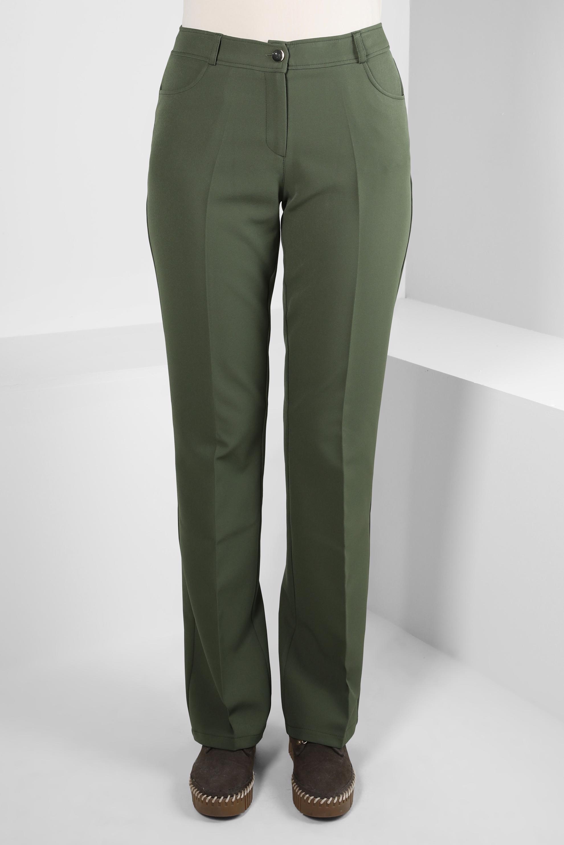 Tesettür giyim HAKİ YÜKSEK BEL PANTOLON 70614