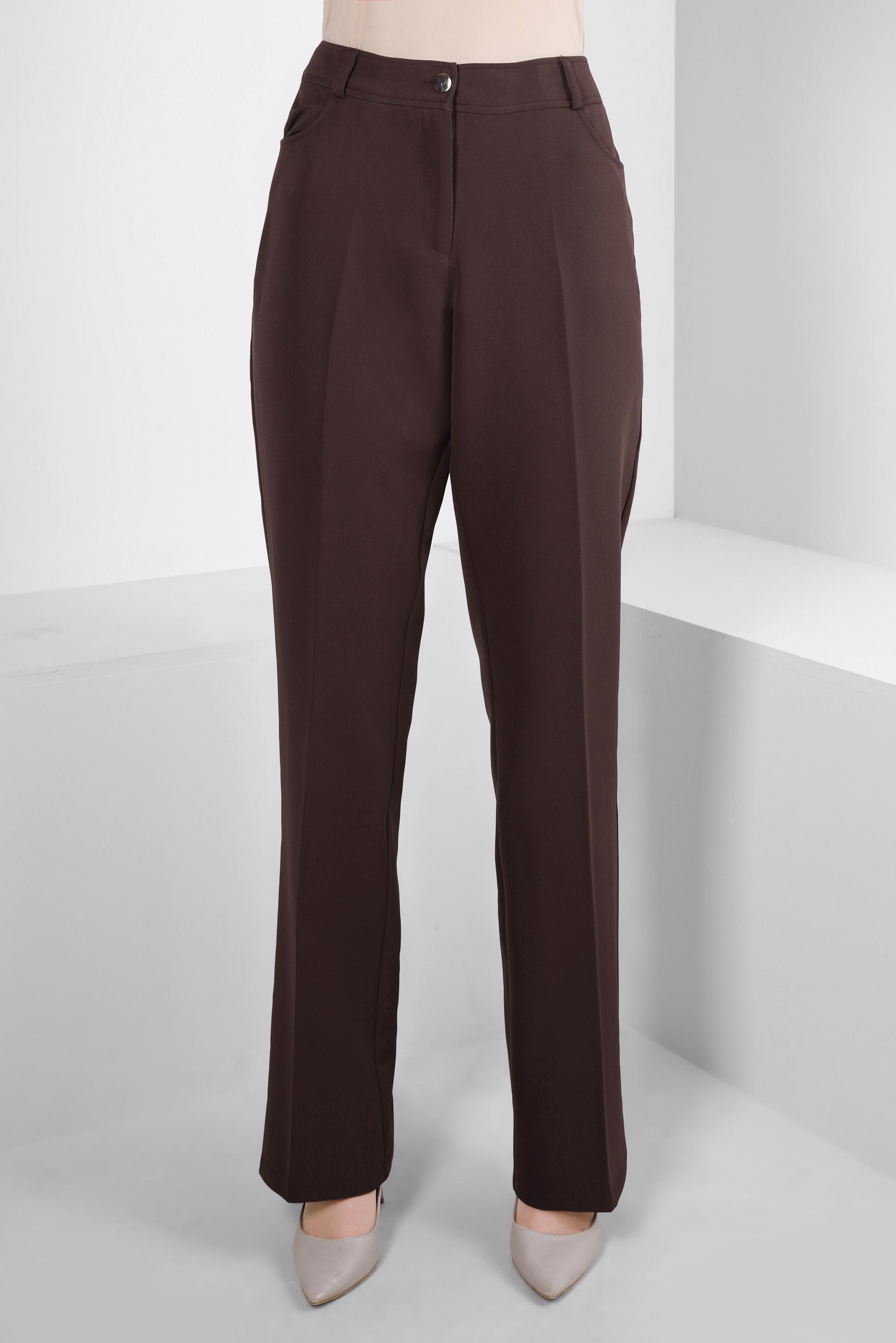 Tesettür giyim KAHVE YÜKSEK BEL PANTOLON 70614