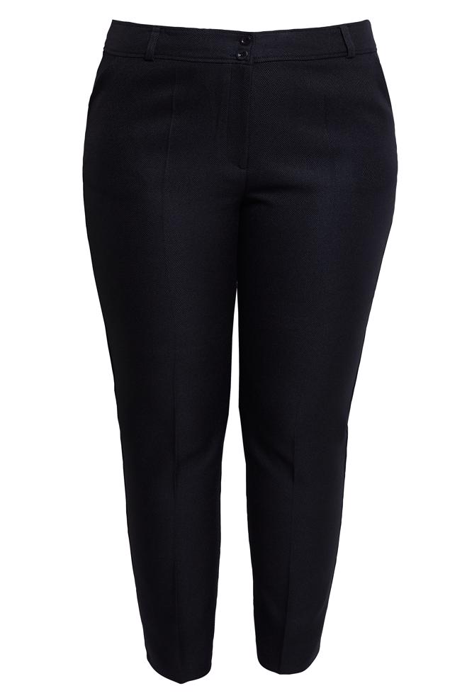 Vêtements hijab NOIR PANTALON SKINNY GRANDE TAILLE 70615 - ALVİNA