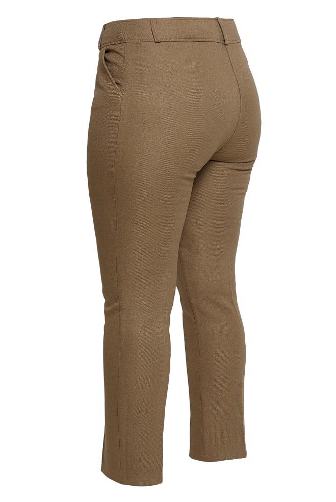 Vêtements hijab BRUN PANTALON SKINNY GRANDE TAILLE 70615 - ALVİNA