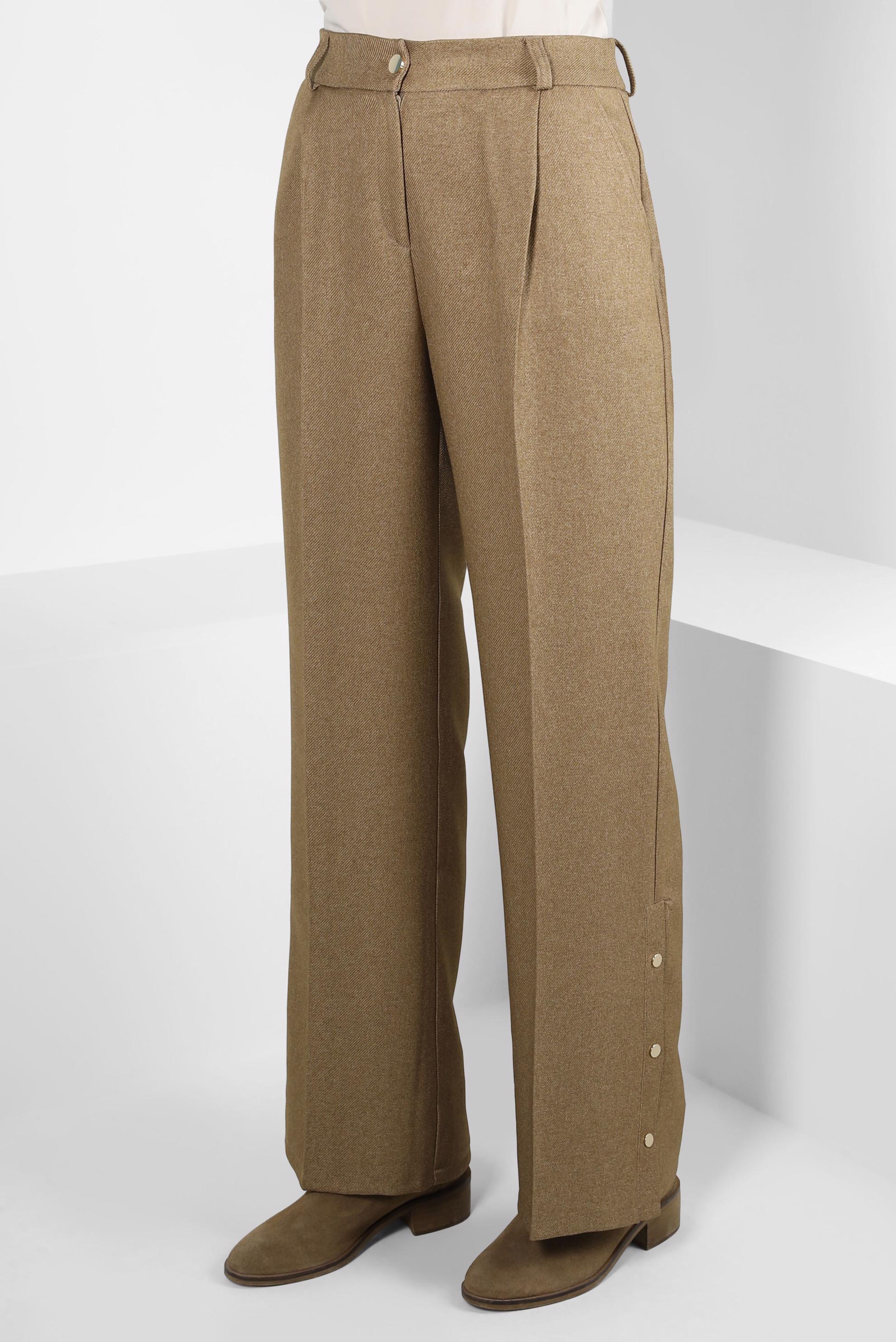 Tesettür giyim KAHVE GENİŞ PAÇA PANTOLON 70616