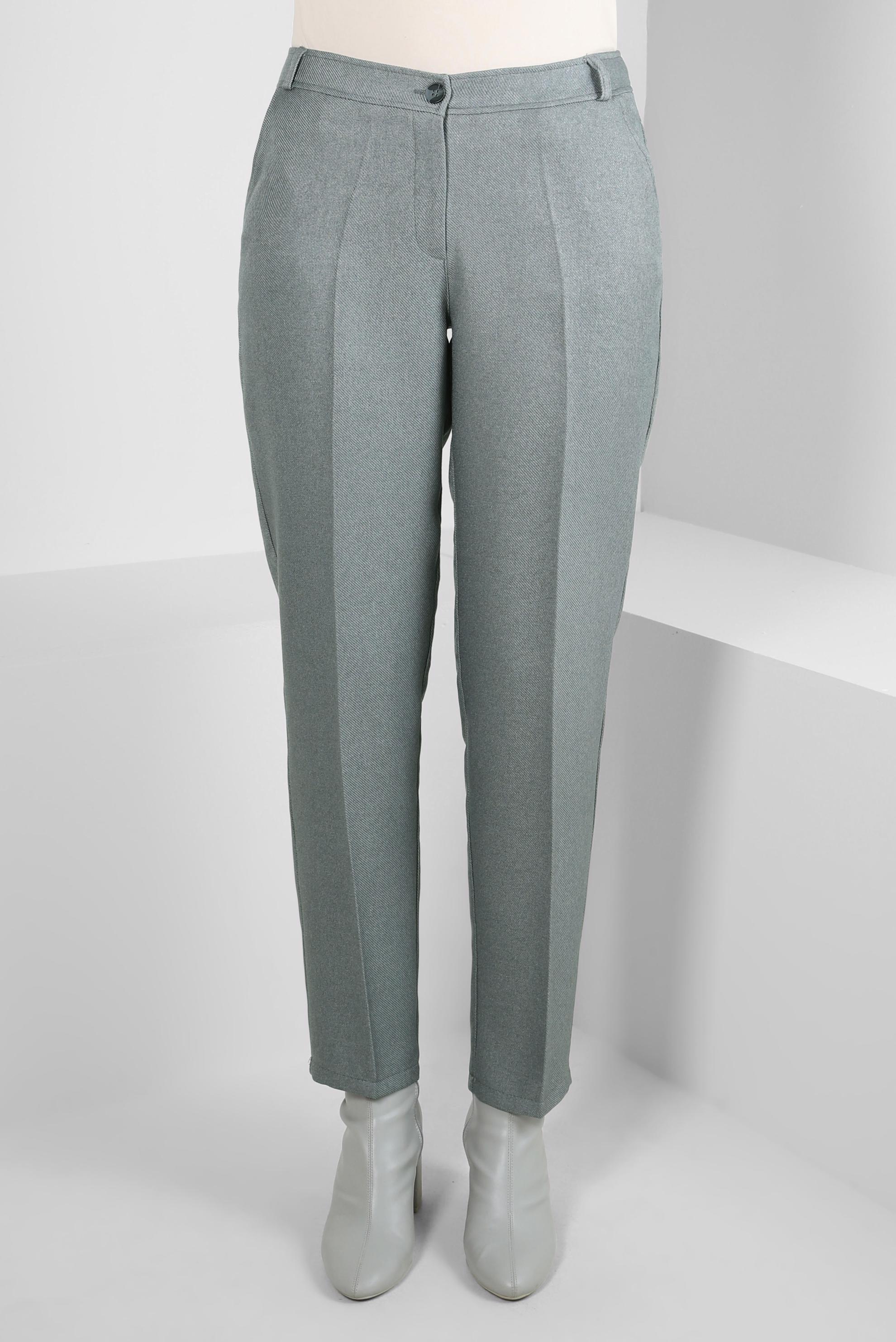 Tesettür giyim GRİ KLASİK KESİM PANTOLON 70617