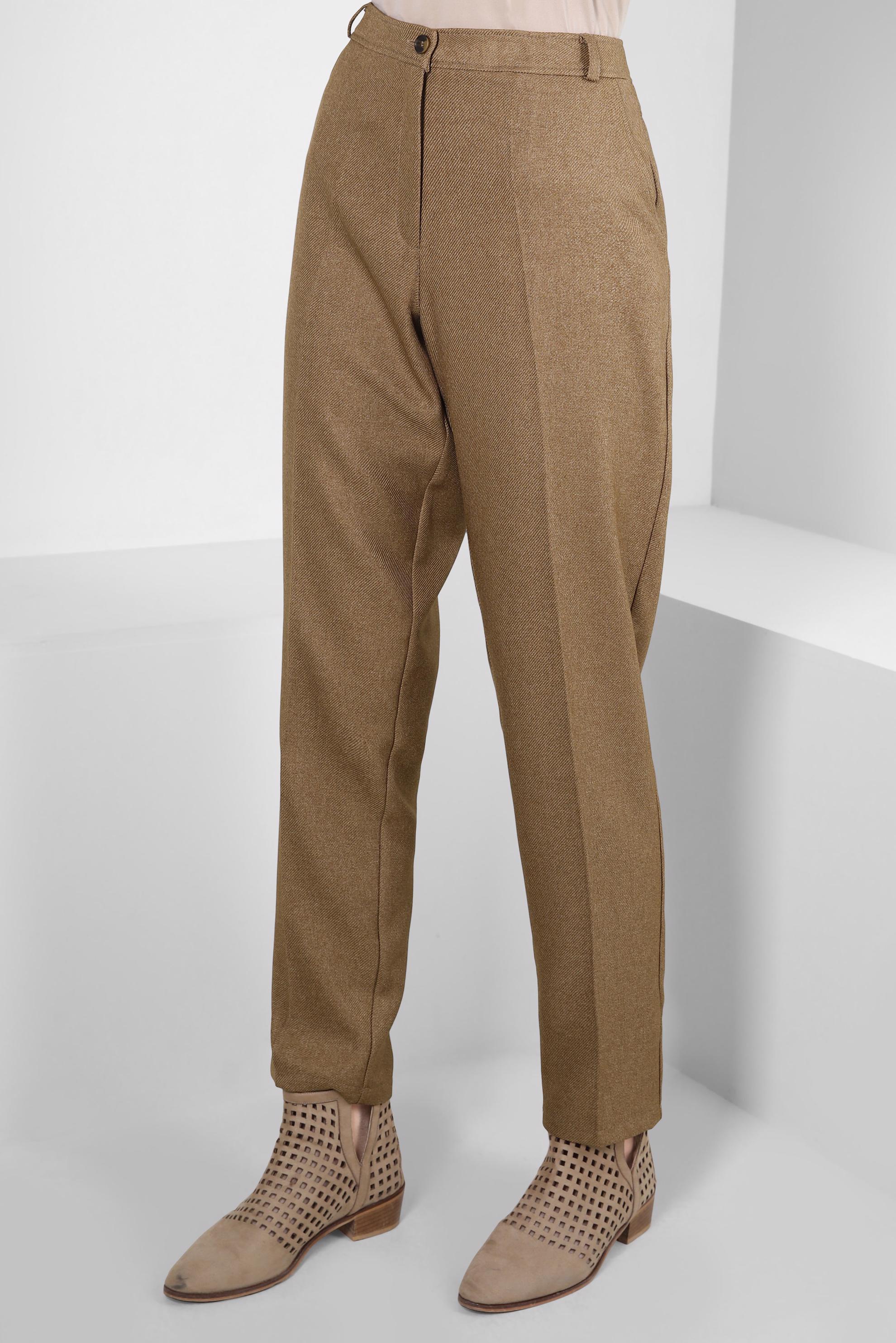 Tesettür giyim KAHVE KLASİK KESİM PANTOLON 70617