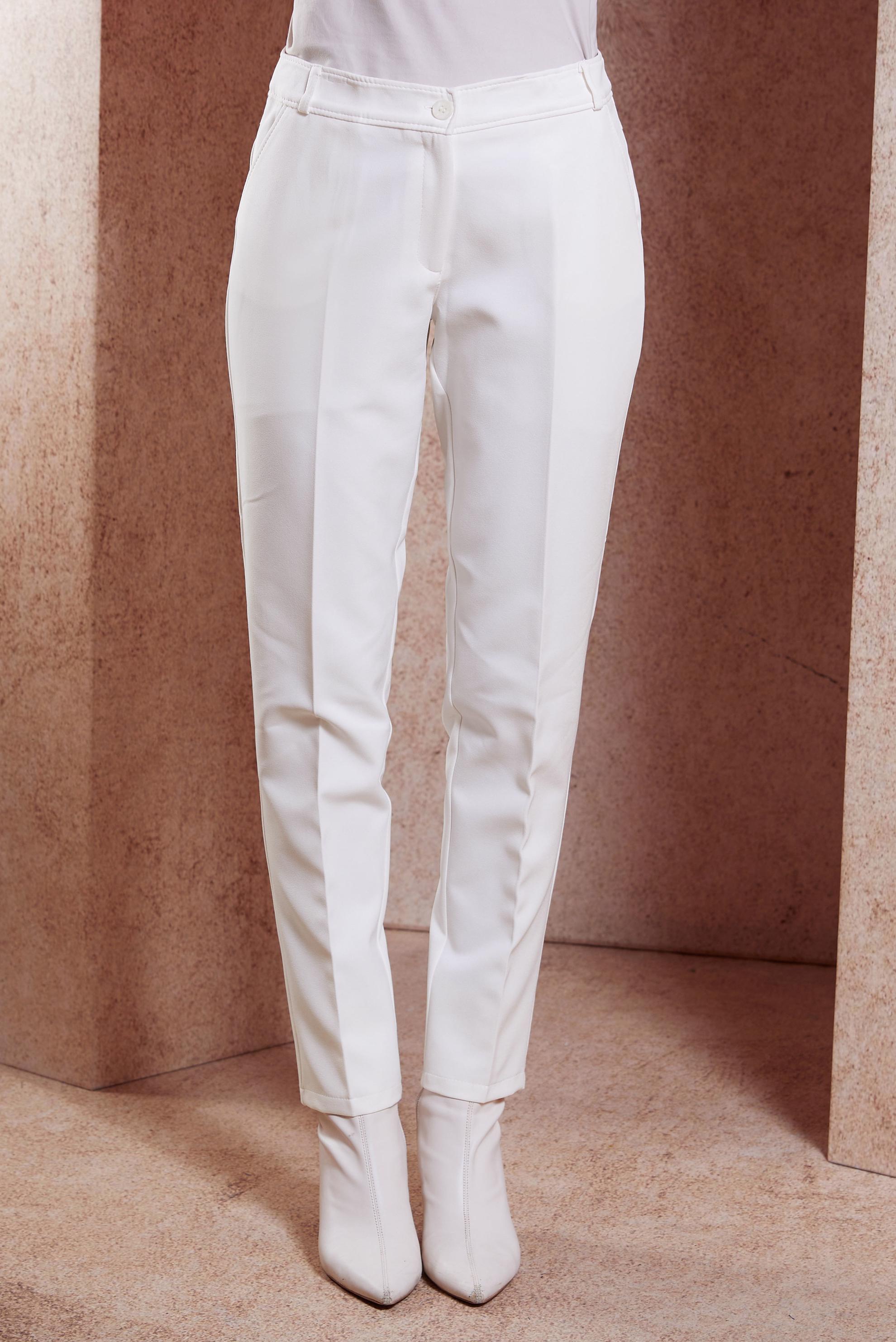 Tesettür giyim BEYAZ YÜKSEK BEL PANTOLON 70618