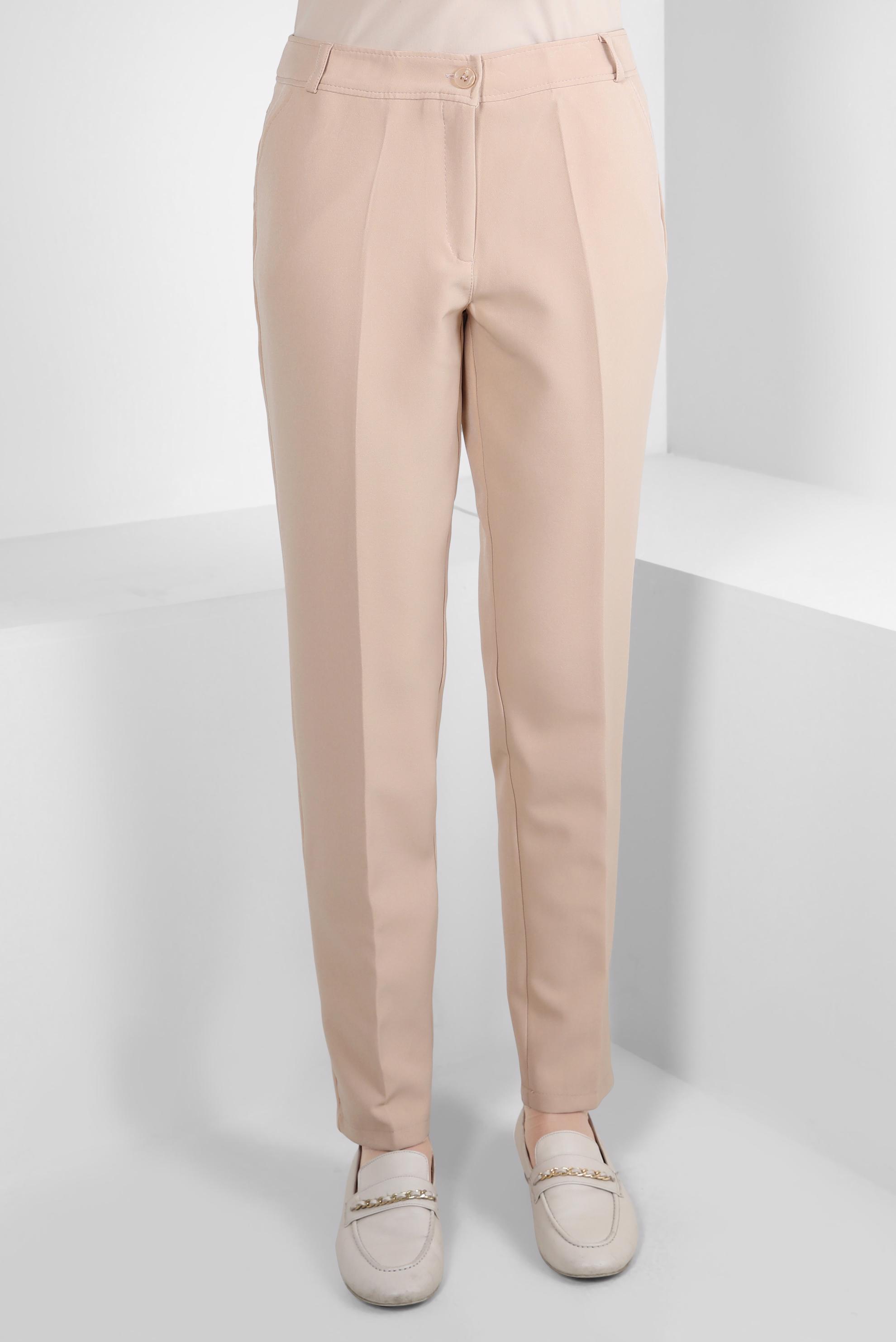 Vêtements hijab BEIGE PANTALON TAILLE HAUTE 70618