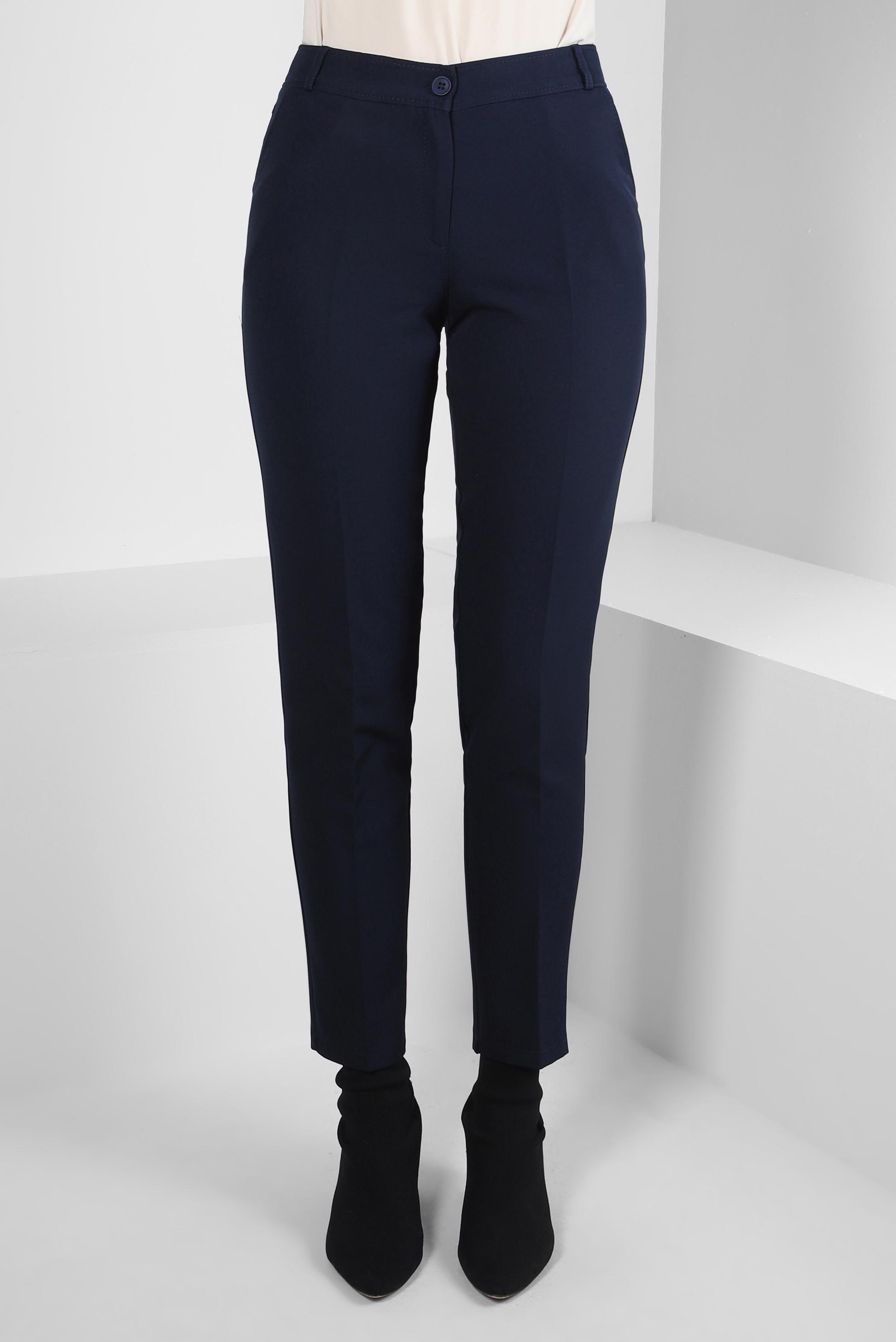 Tesettür giyim LACİVERT YÜKSEK BEL PANTOLON 70618