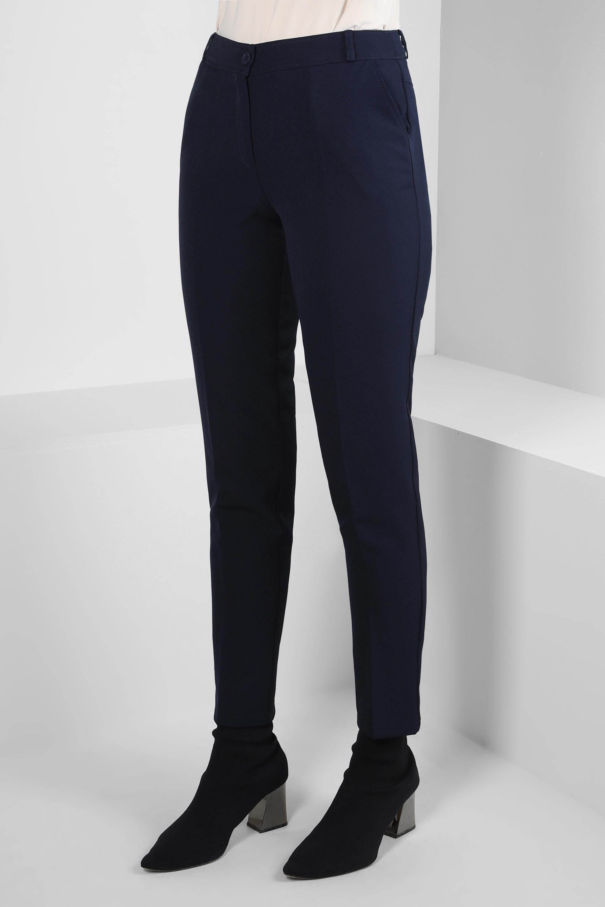 Tesettür giyim LACİVERT YÜKSEK BEL PANTOLON 70618