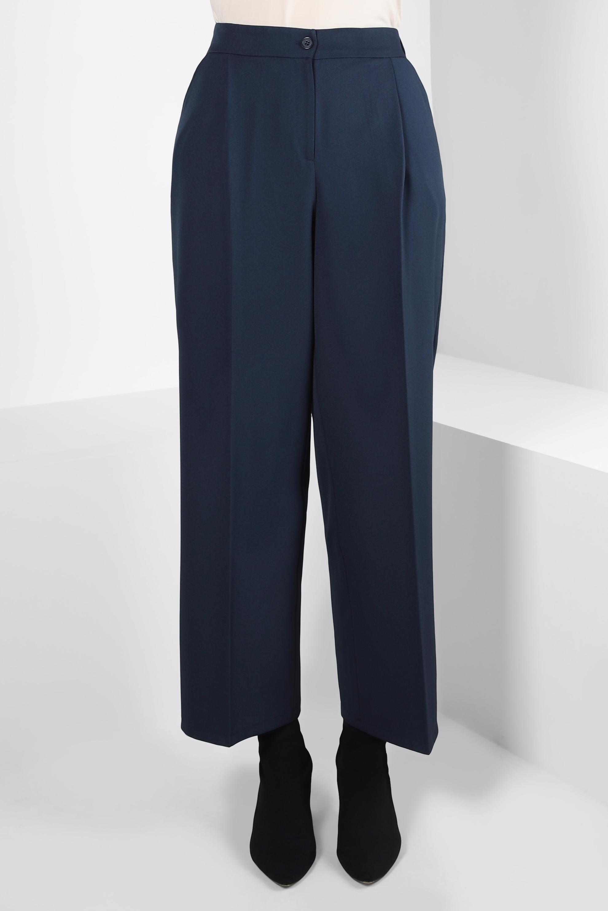 Tesettür giyim LACİVERT GENİŞ PAÇA PANTOLON 70620