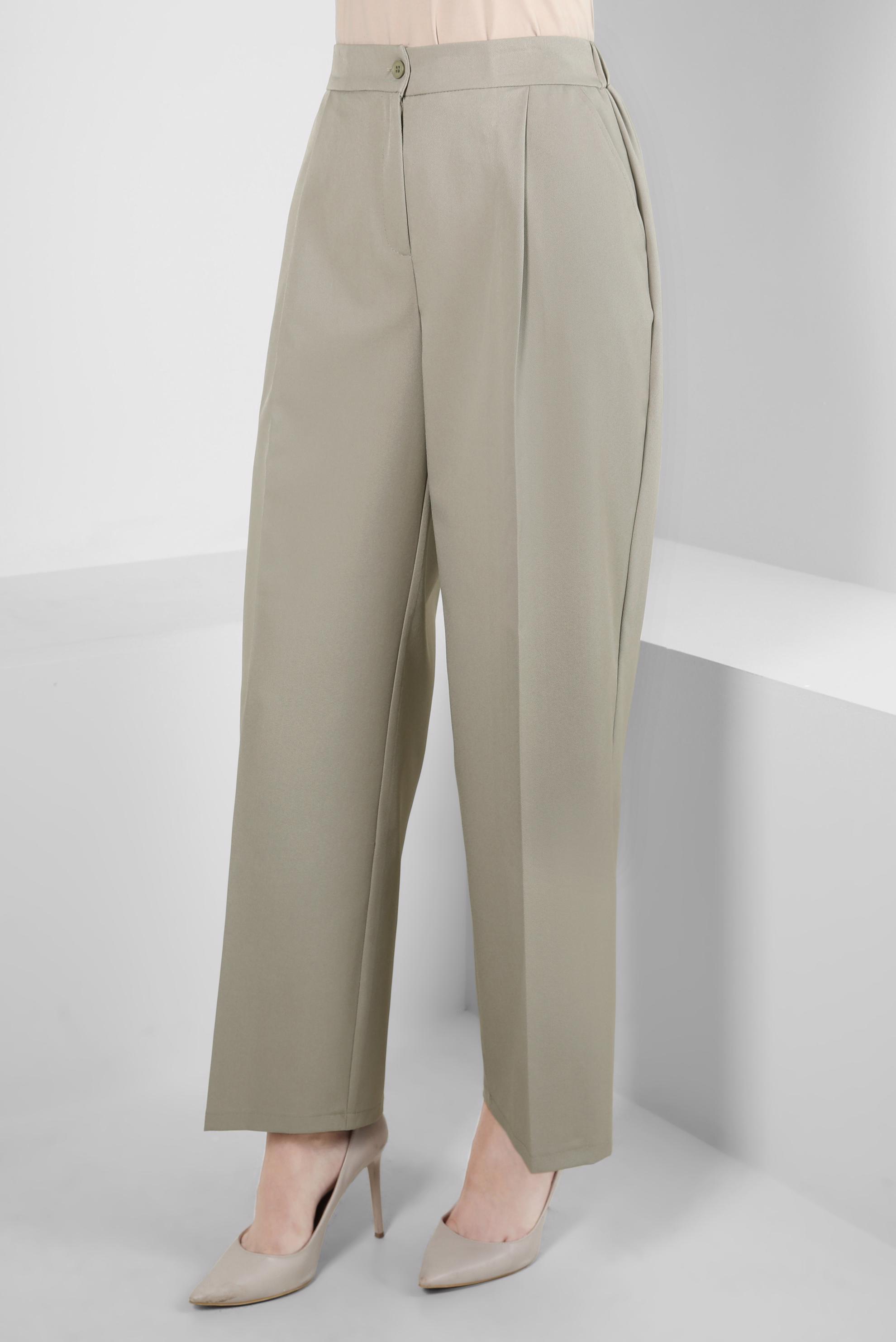 Tesettür giyim KUM GENİŞ PAÇA PANTOLON 70620