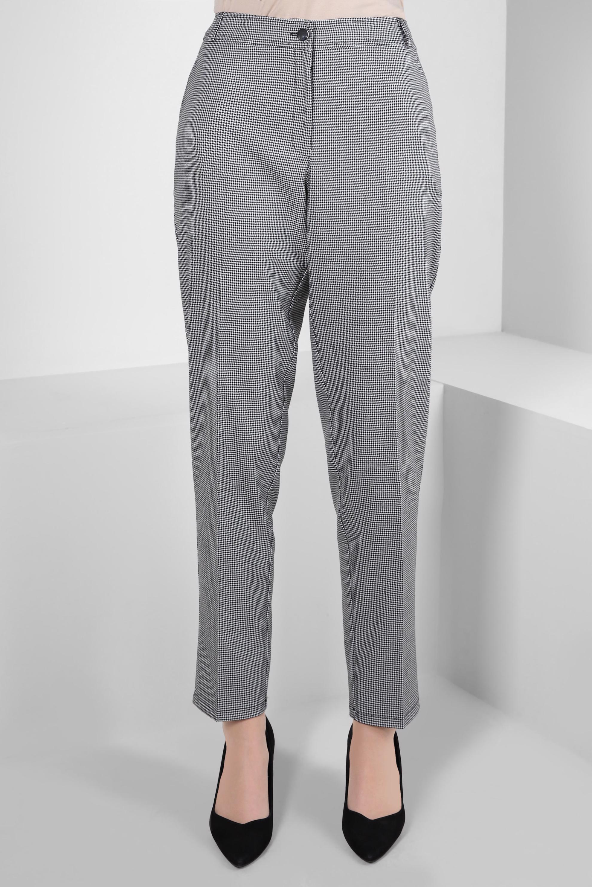 Vêtements hijab NOIR PANTALON TEXTURÉ PIED DE POULE 70622