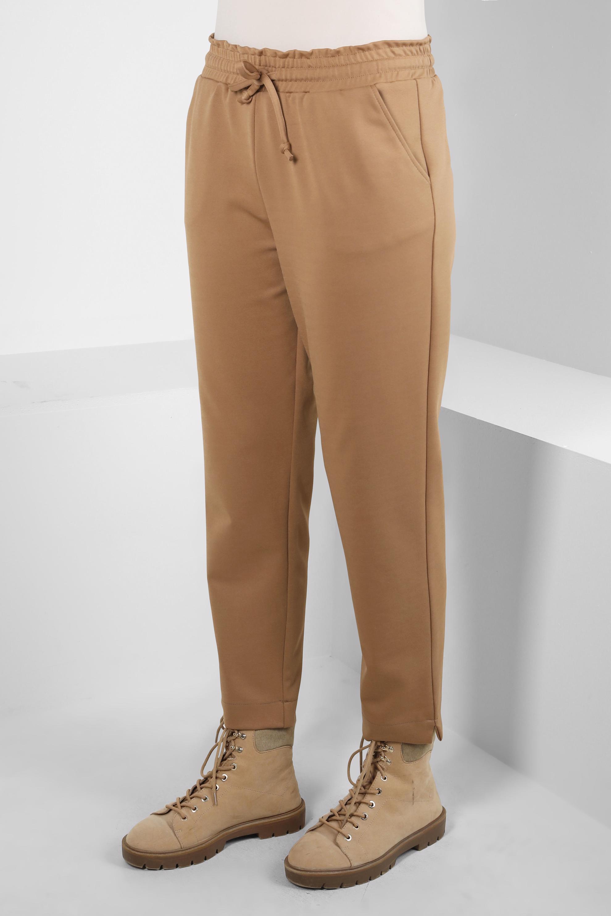 Tesettür giyim KAHVE BELİ LASTİKLİ PANTOLON 70623