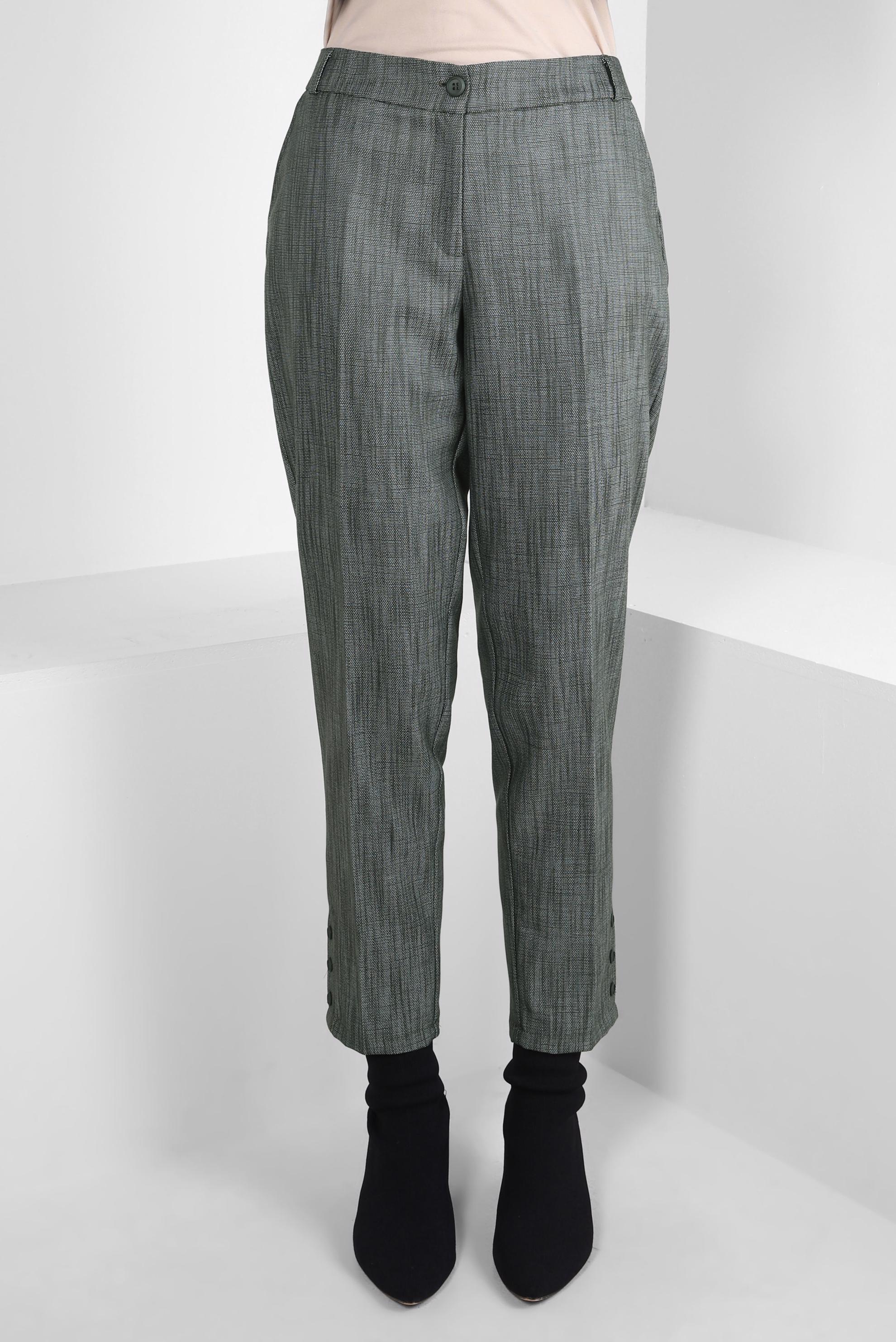 Vêtements hijab KAKI PANTALON TAILLE HAUTE 70624