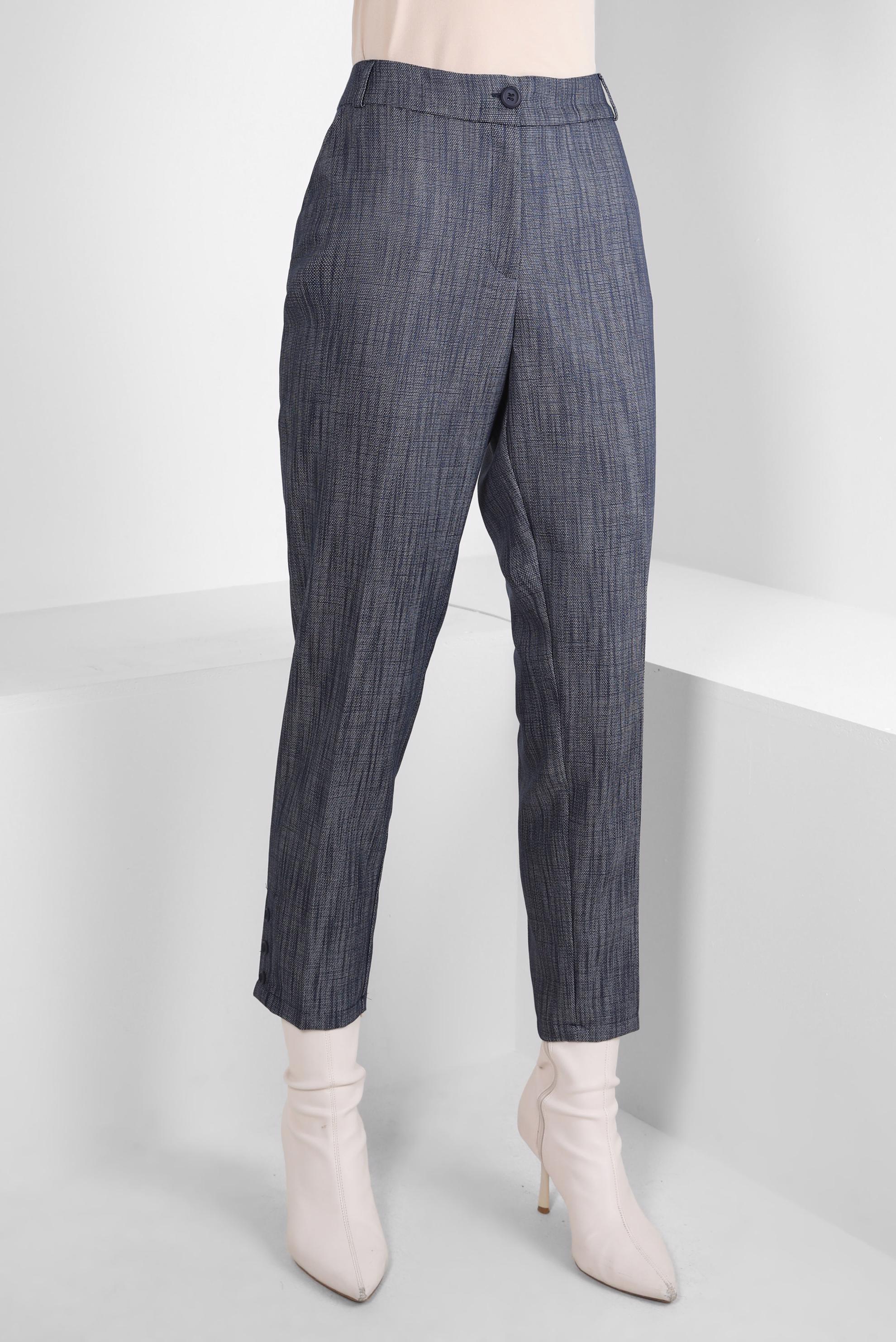 Tesettür giyim LACİVERT YÜKSEK BEL PANTOLON 70624