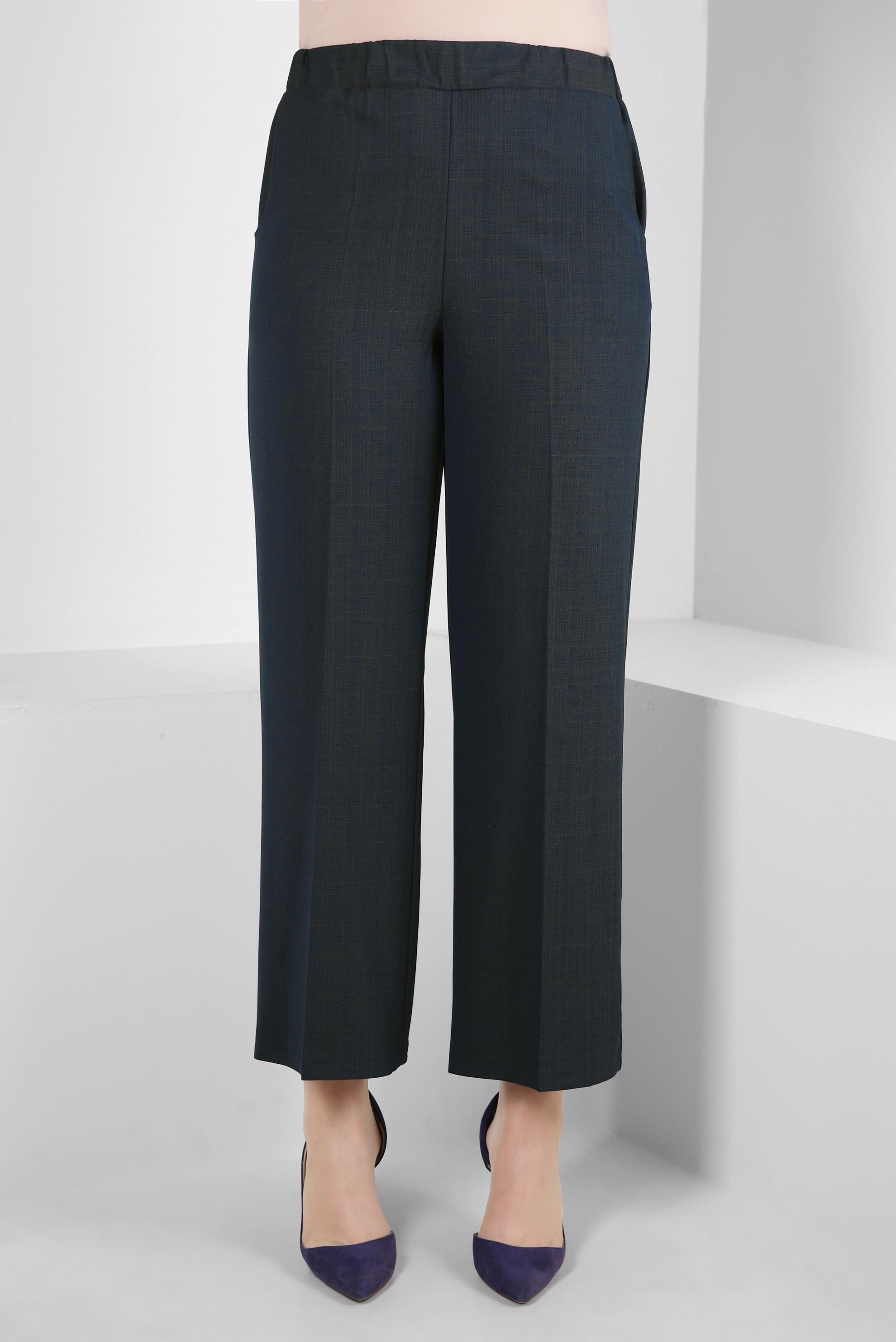 Vêtements hijab BLEU PANTALON TAILLE ÉLASTIQUE 70627