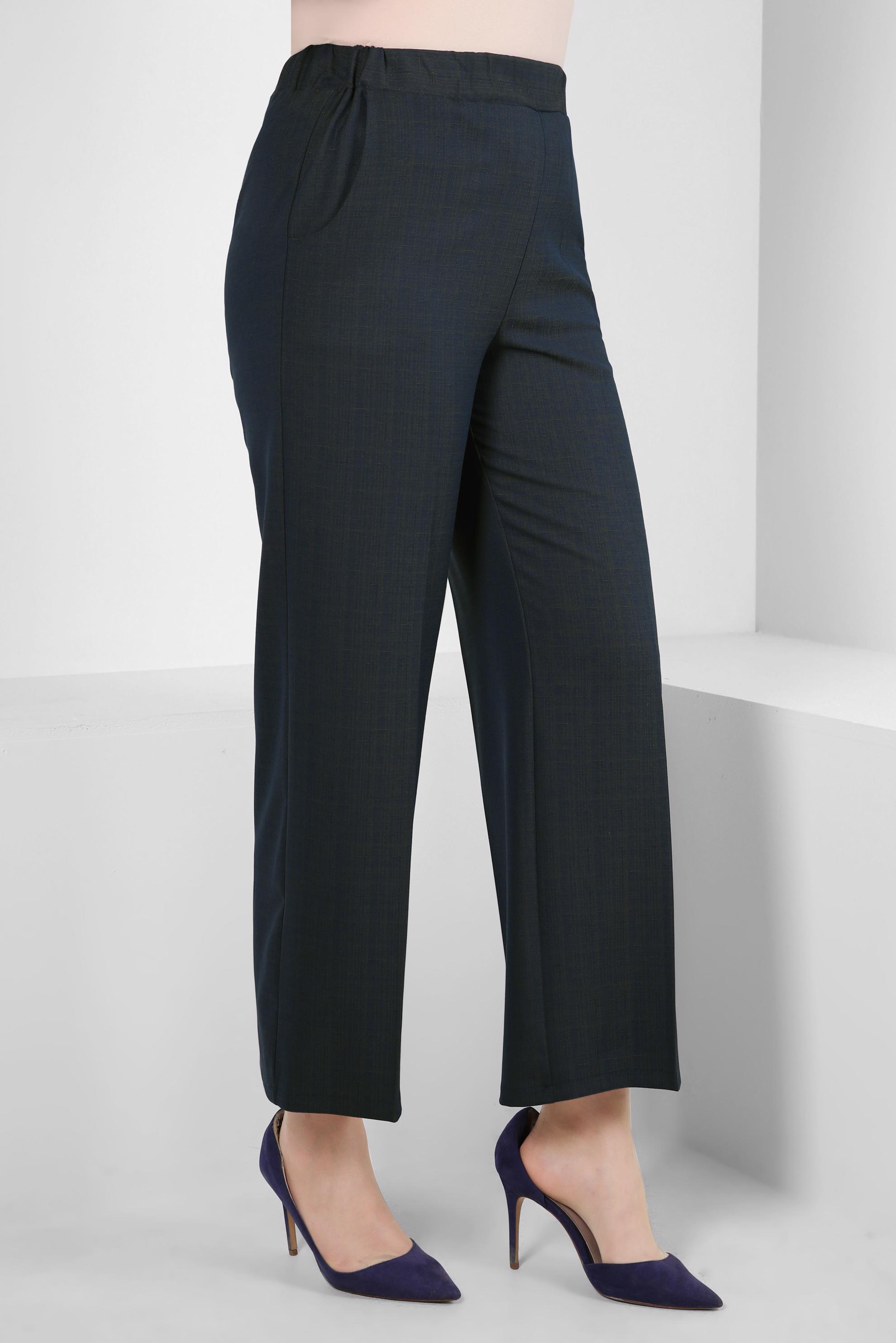 Vêtements hijab BLEU PANTALON TAILLE ÉLASTIQUE 70627