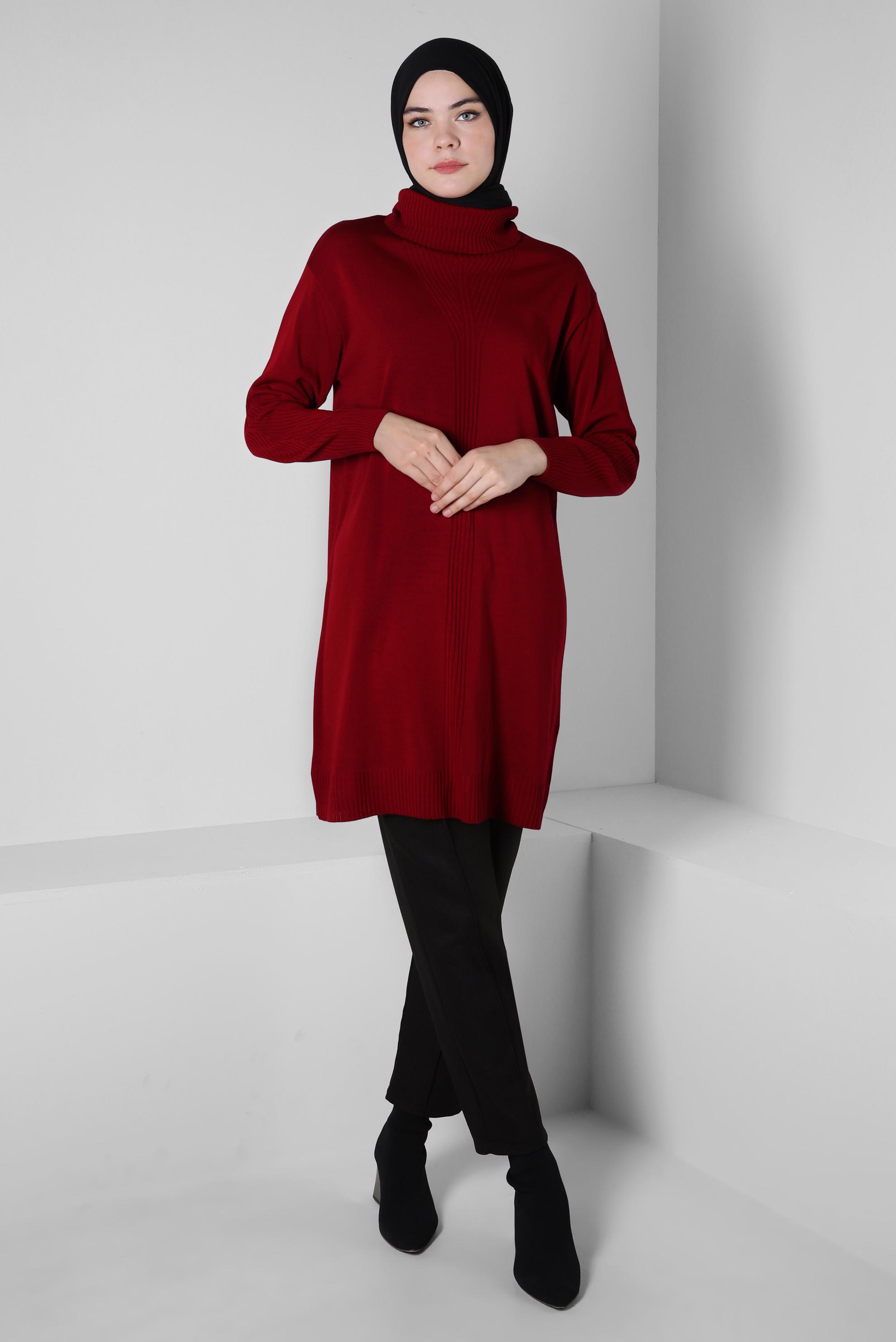 Vêtements hijab NOIR PANTALON TAILLE HAUTE 70628