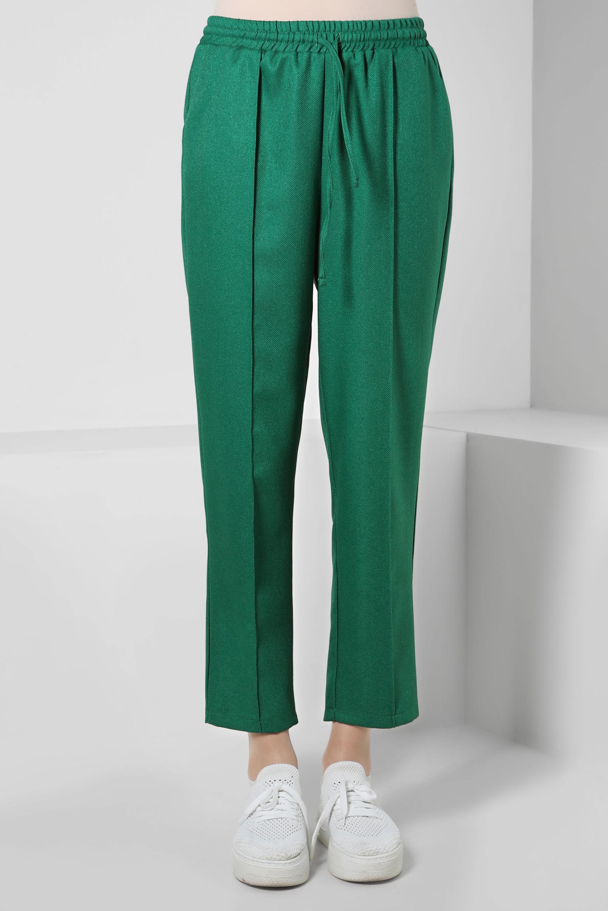 Vêtements hijab VERT PANTALON TAILLE HAUTE 70628