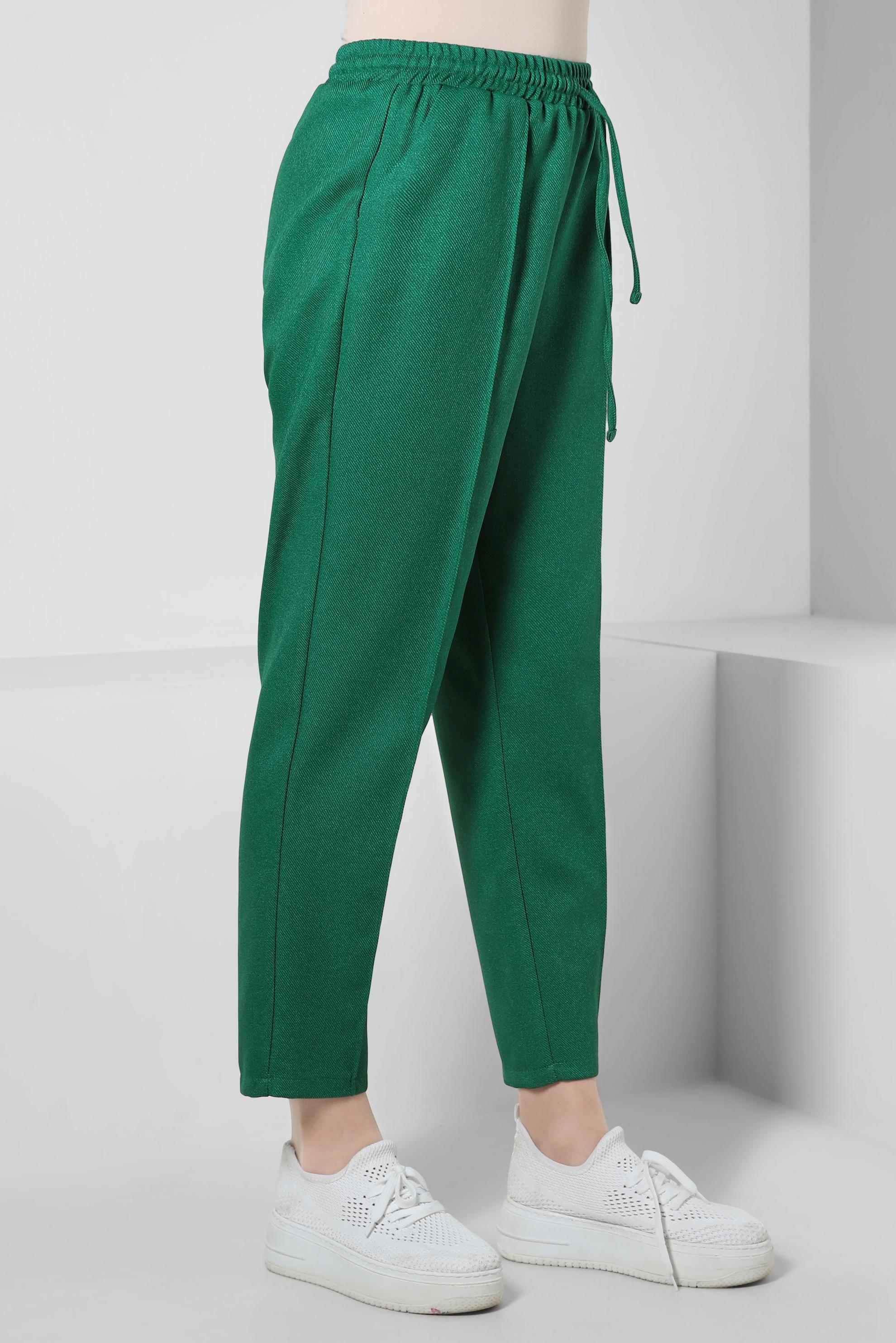 Vêtements hijab VERT PANTALON TAILLE HAUTE 70628