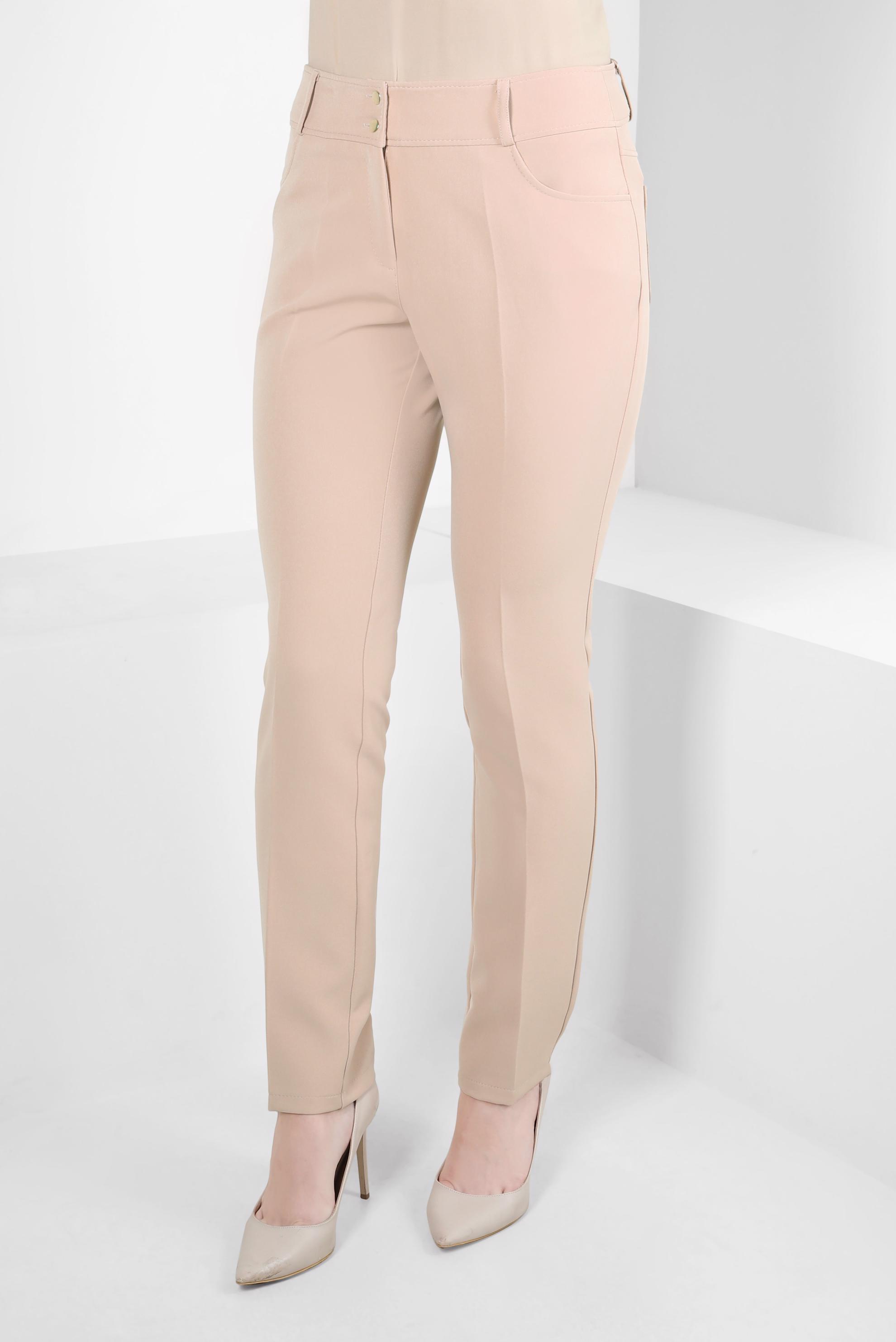 Tesettür giyim BEJ DAR PAÇA PANTOLON 70629