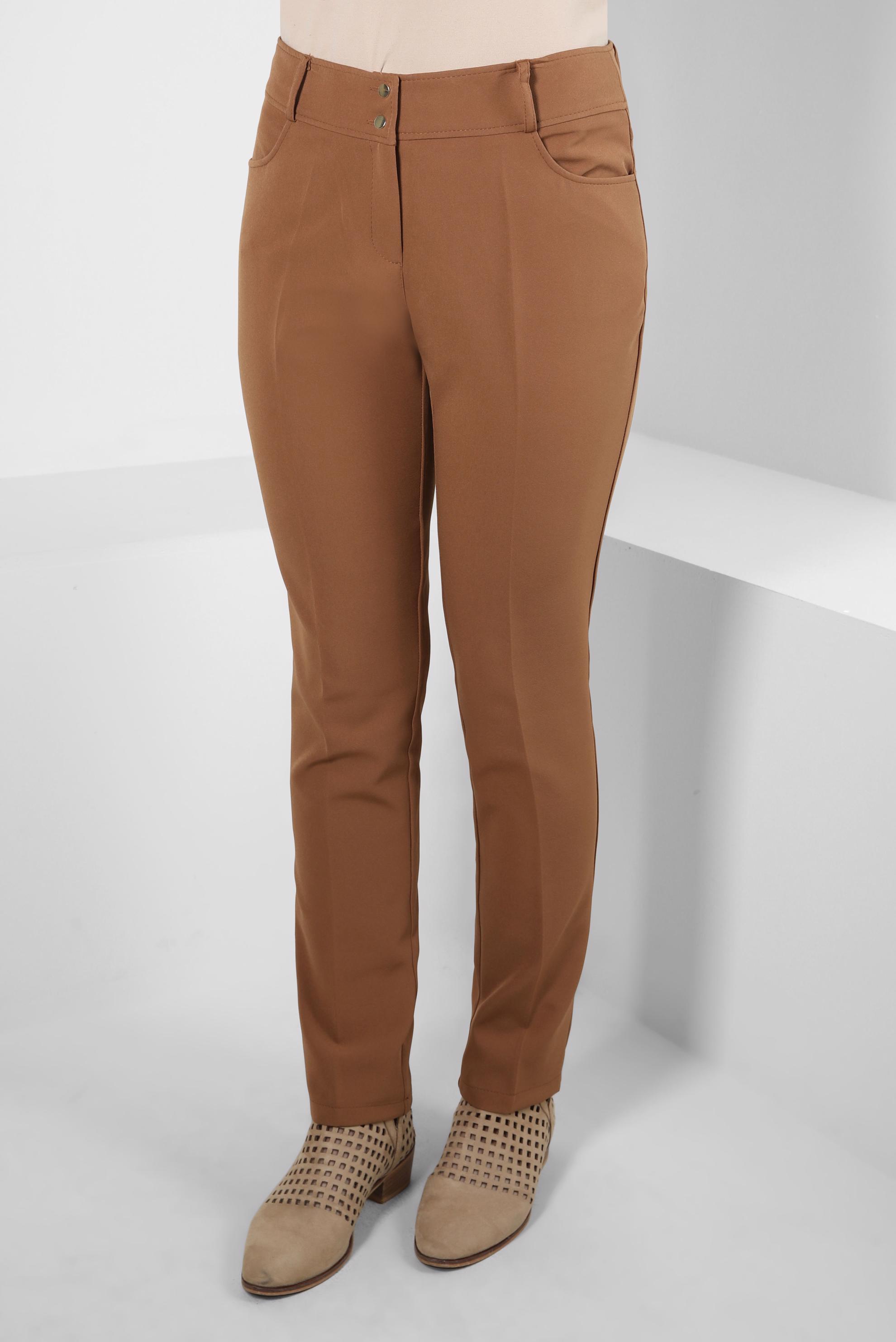 Tesettür giyim TABA DAR PAÇA PANTOLON 70629