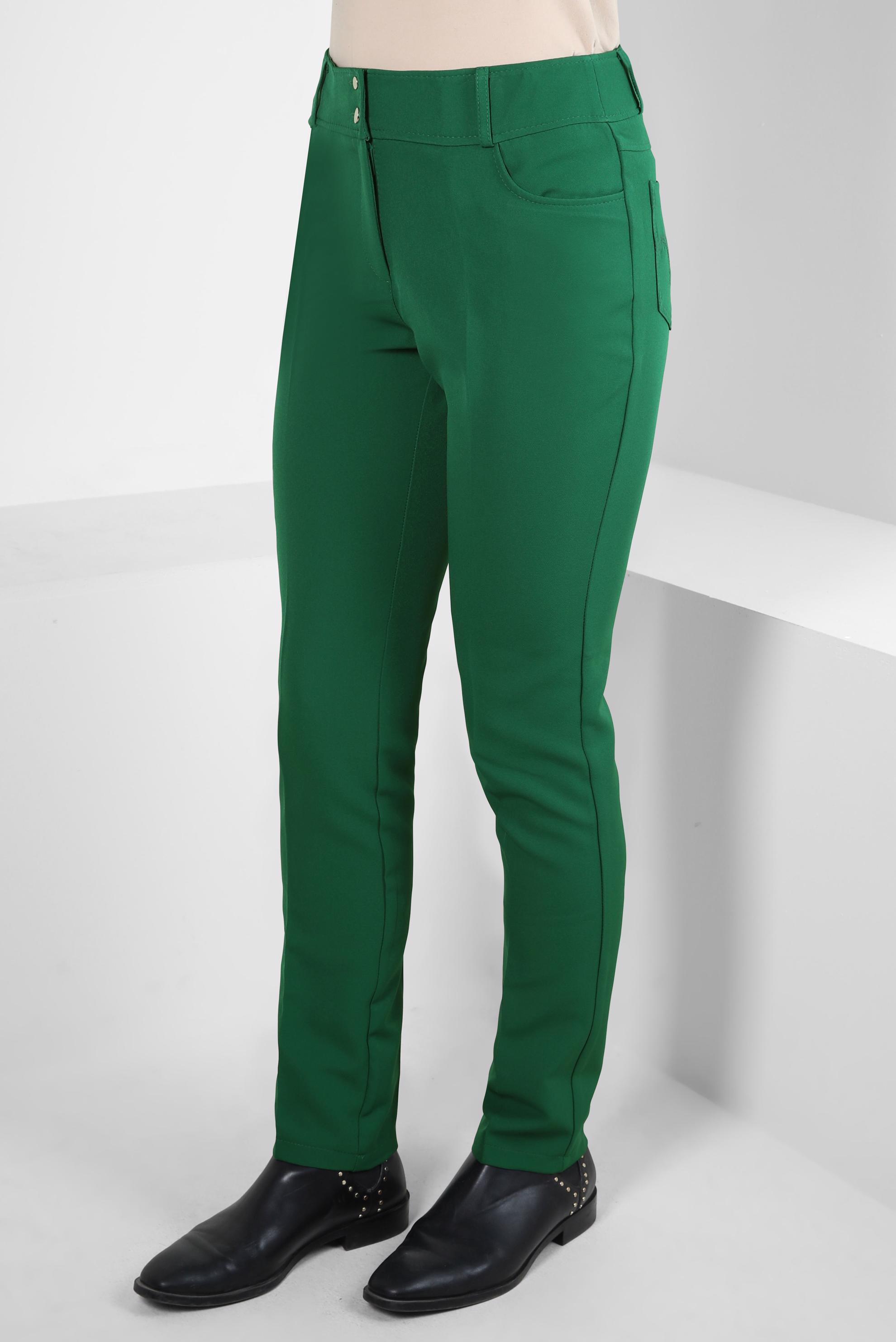 Tesettür giyim YEŞİL DAR PAÇA PANTOLON 70629