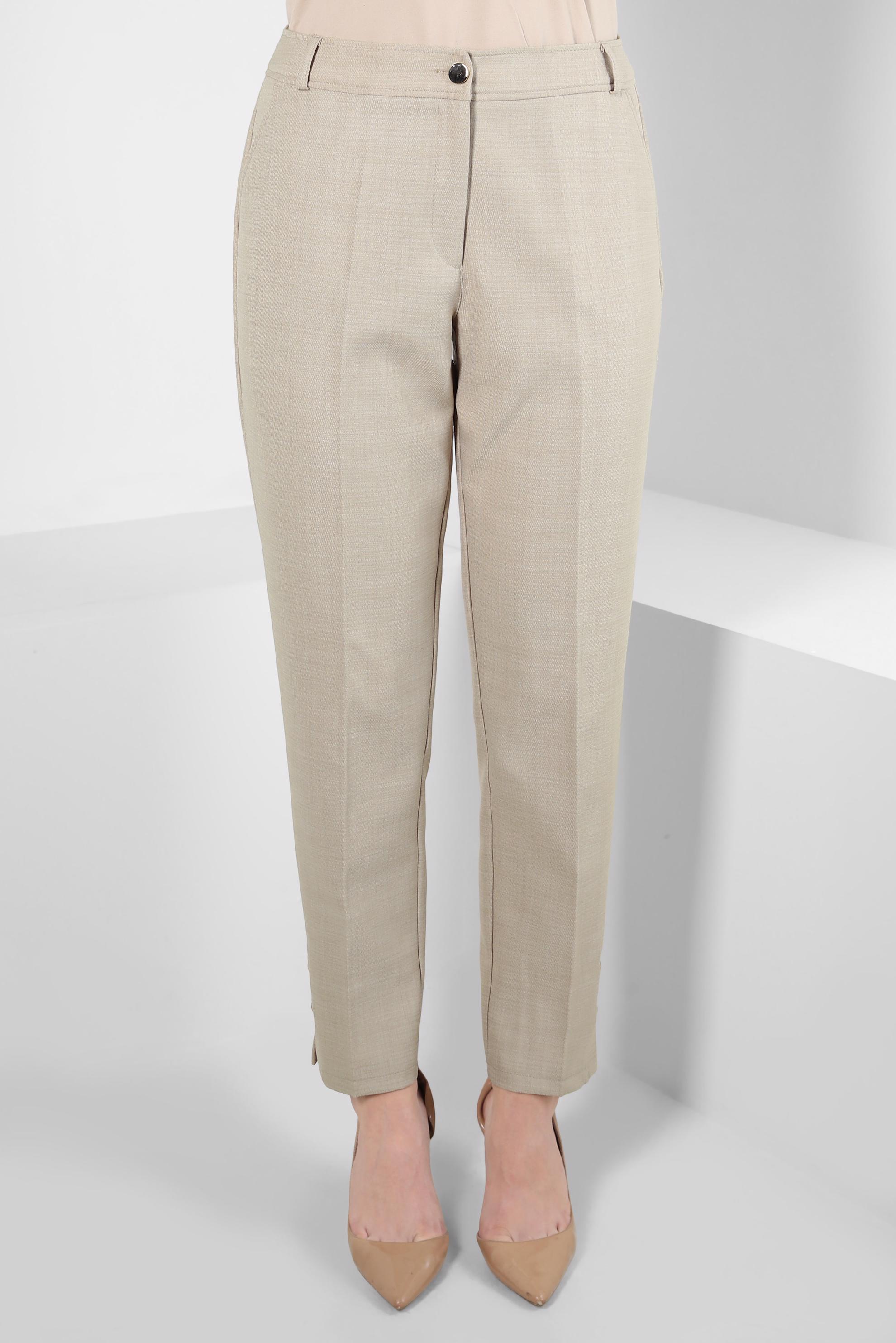 Tesettür giyim BEJ HAVUÇ KESİM PANTOLON 70630