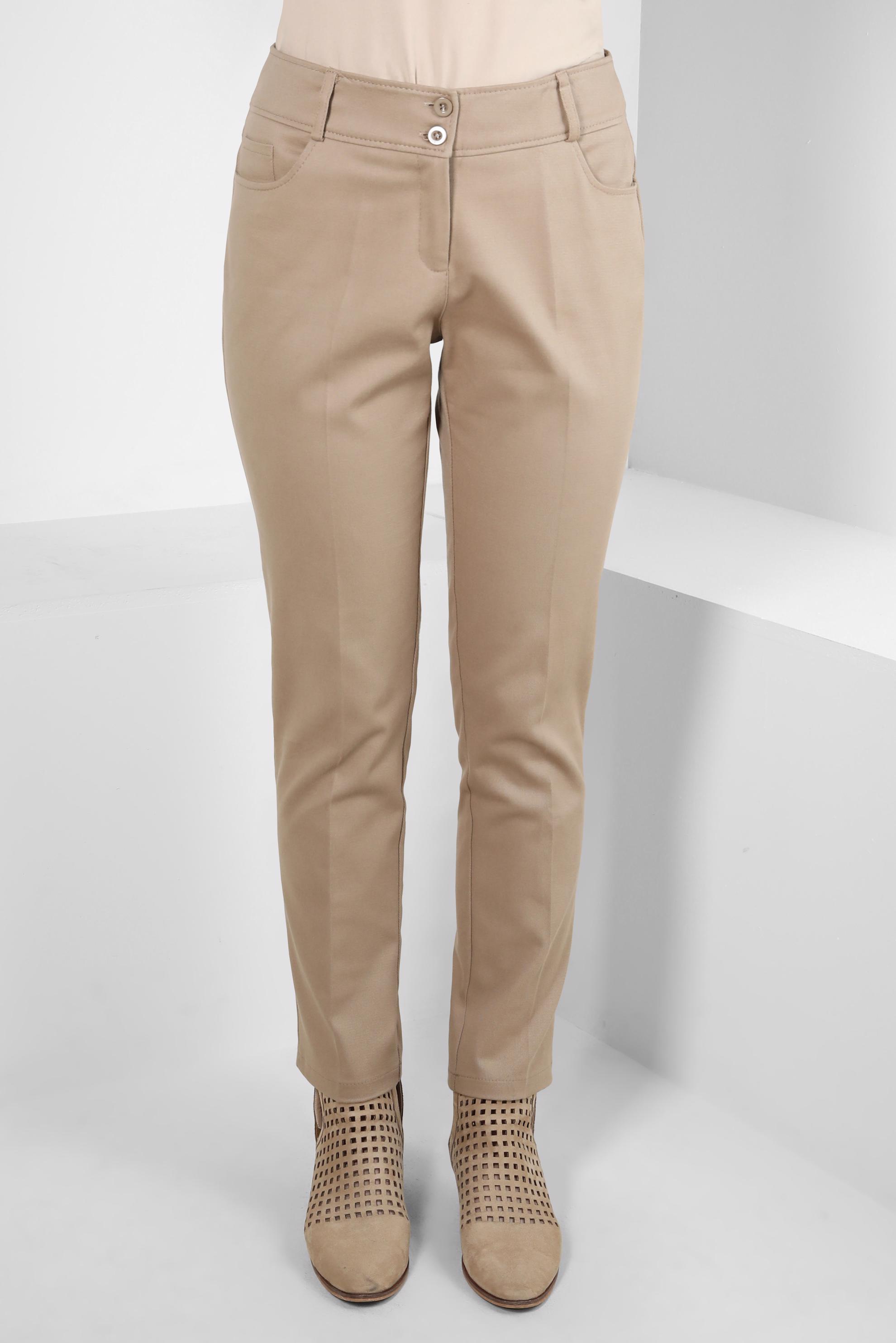 Tesettür giyim BEJ DAR PAÇA PANTOLON 70631