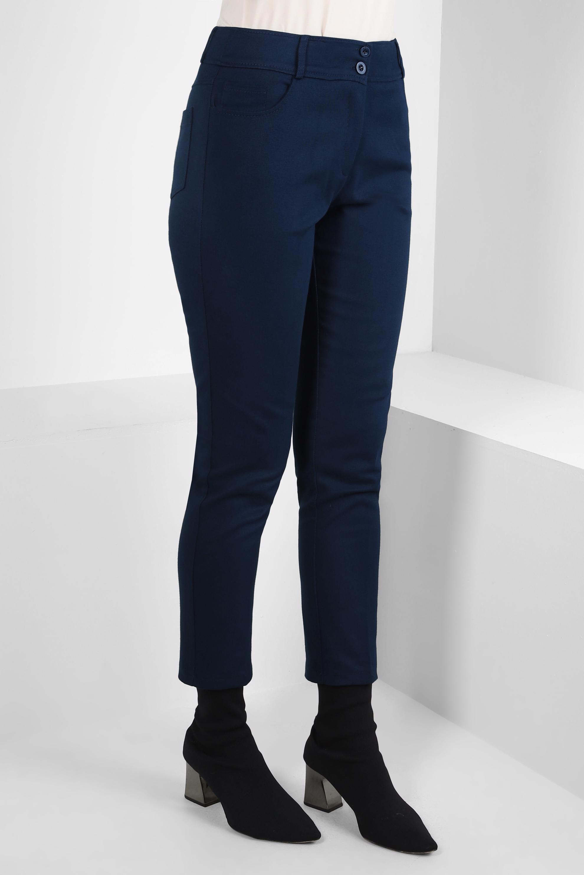 Tesettür giyim LACİVERT DAR PAÇA PANTOLON 70631